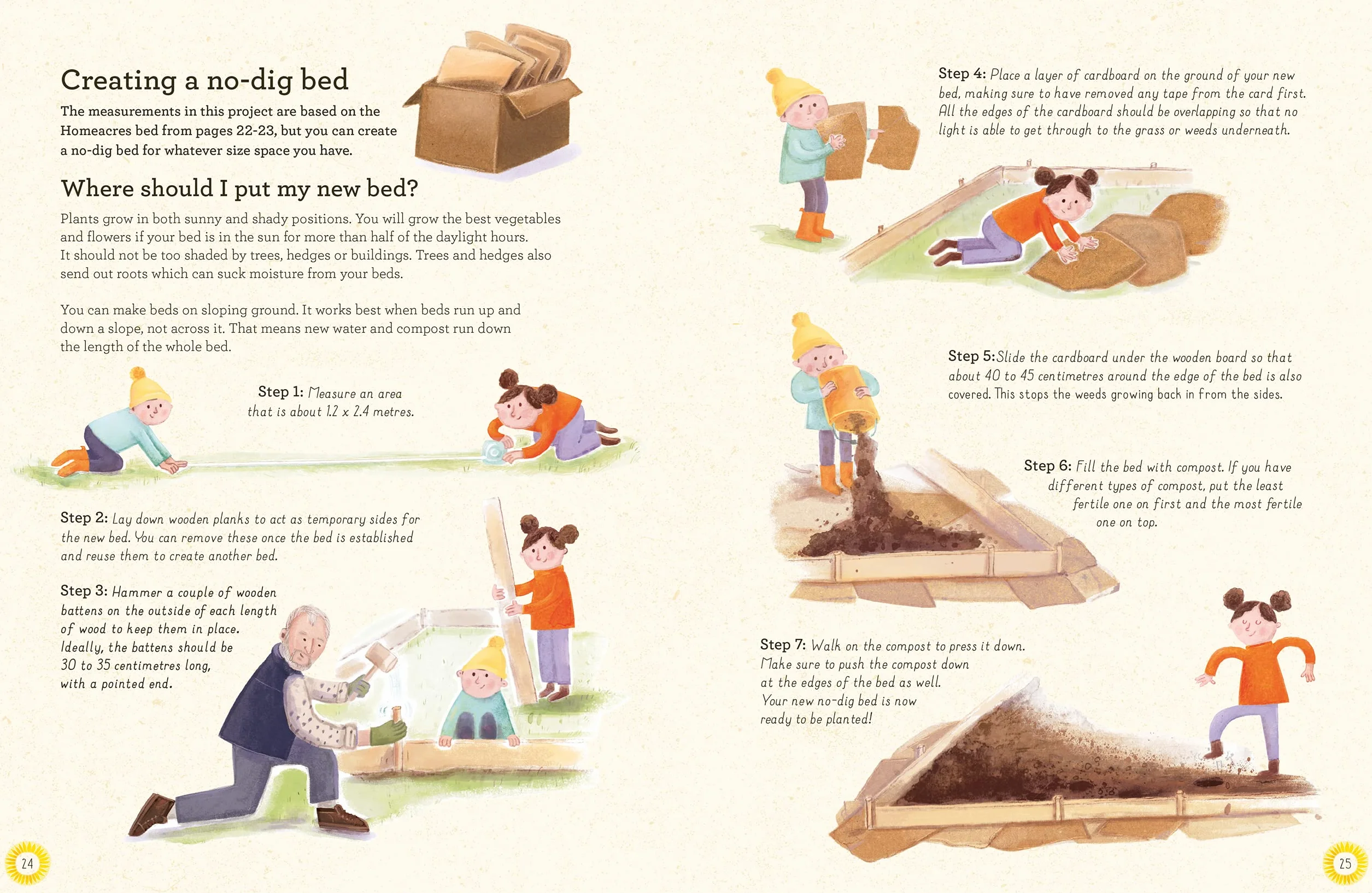 The No-Dig Children's Gardening Book: Easy and Fun Family Gardening
