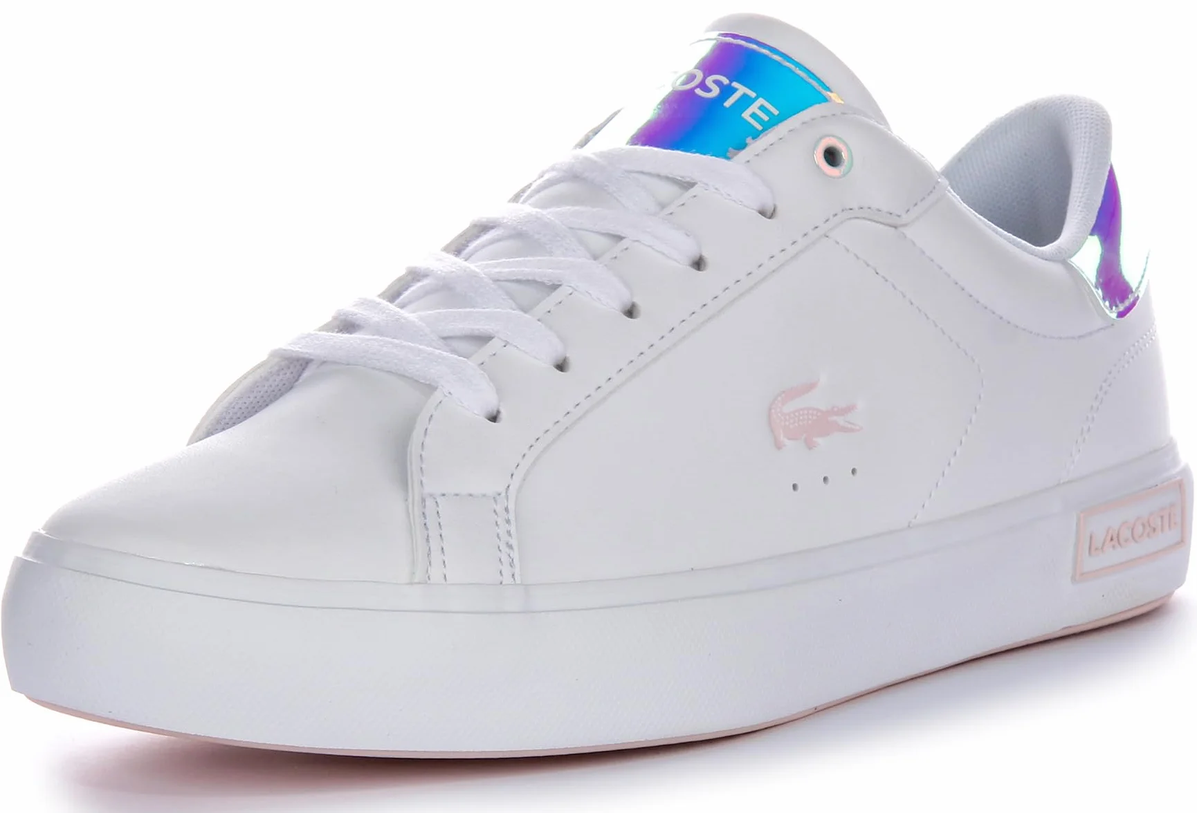 Lacoste Powercourt 124 3 Suj dla dzieci Trenerzy EU 38, biały, 38
