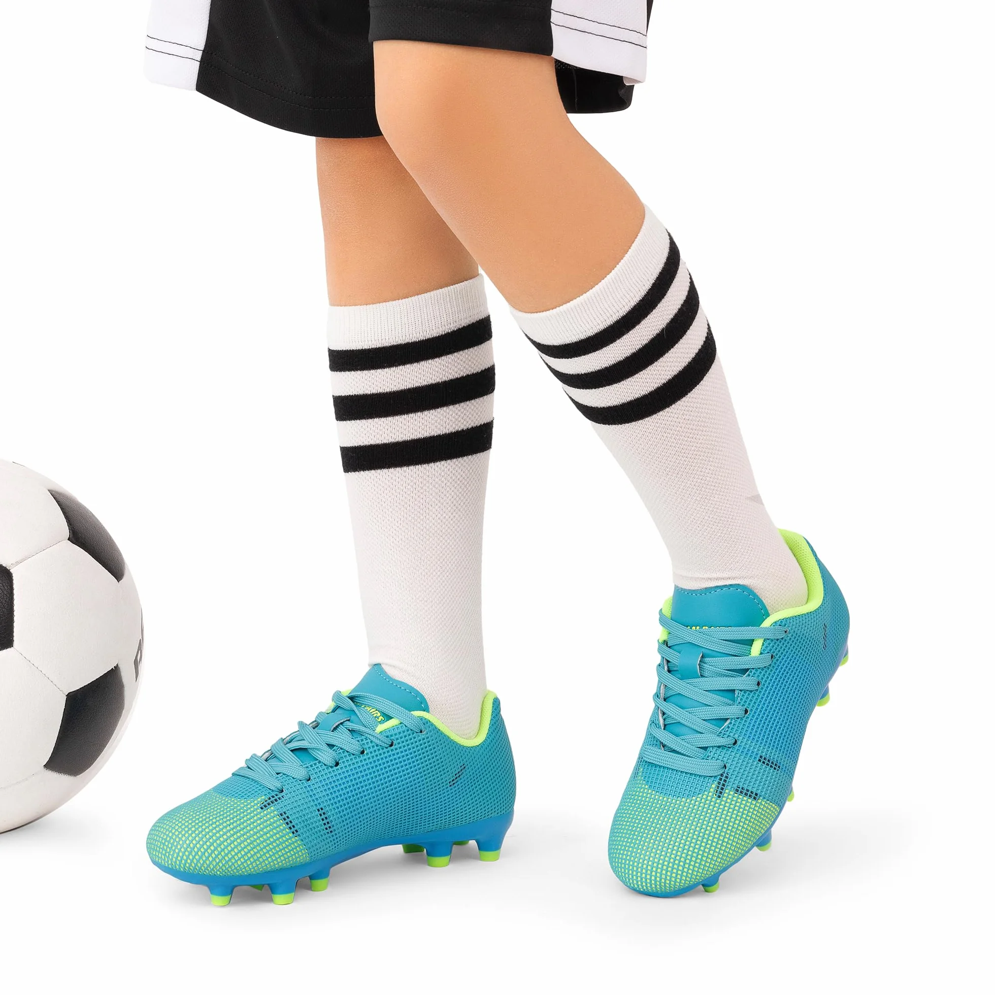 DREAM PAIRS Chłopcy dziewczęta korki piłkarskie młodzieżowe mocne grupowe sportowe buty do treningu na świeżym powietrzu dla małych i dużych dzieci