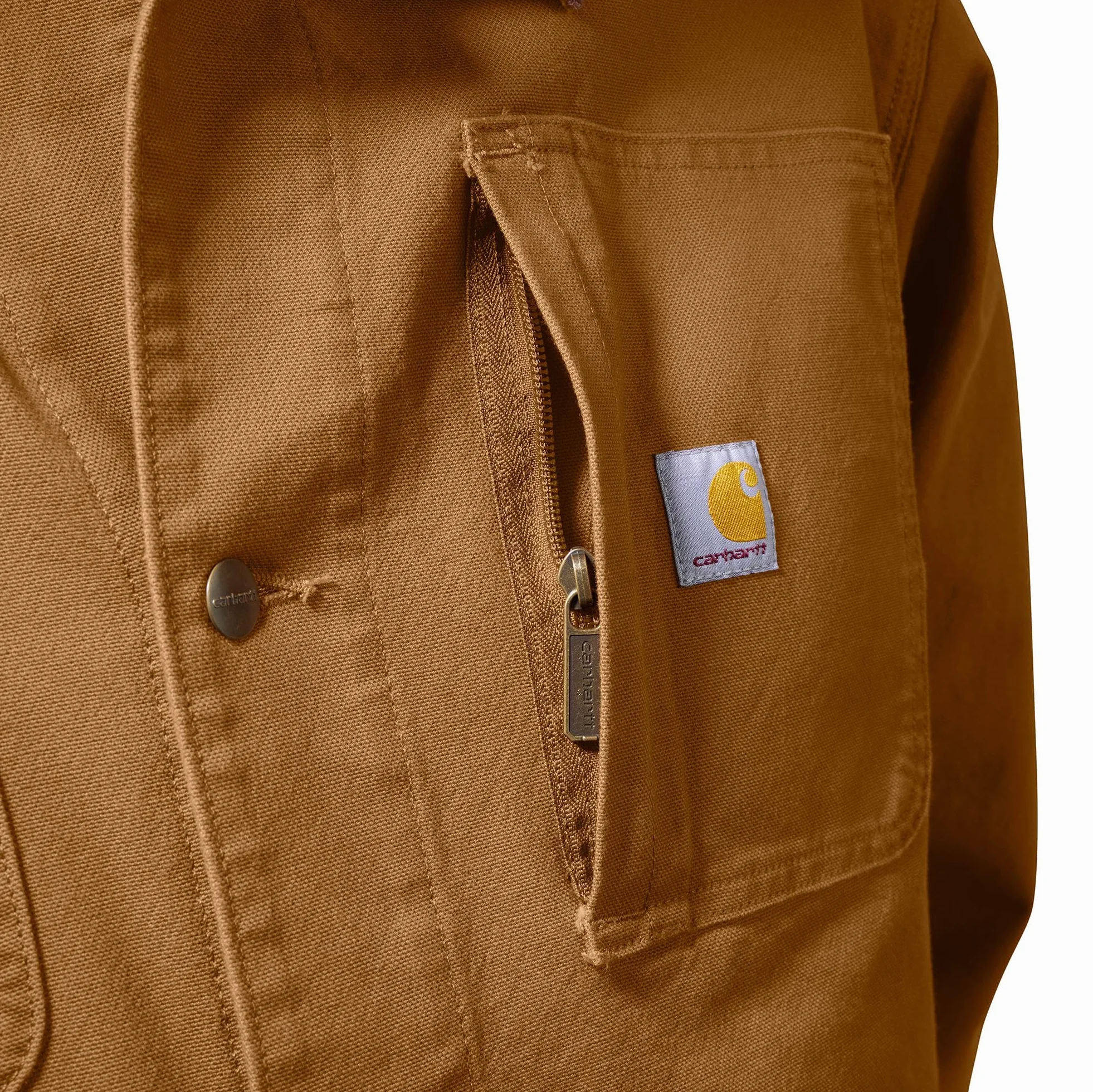 Carhartt Męski płaszcz 106675 Rugged Flex Duck Loose Fit Chore