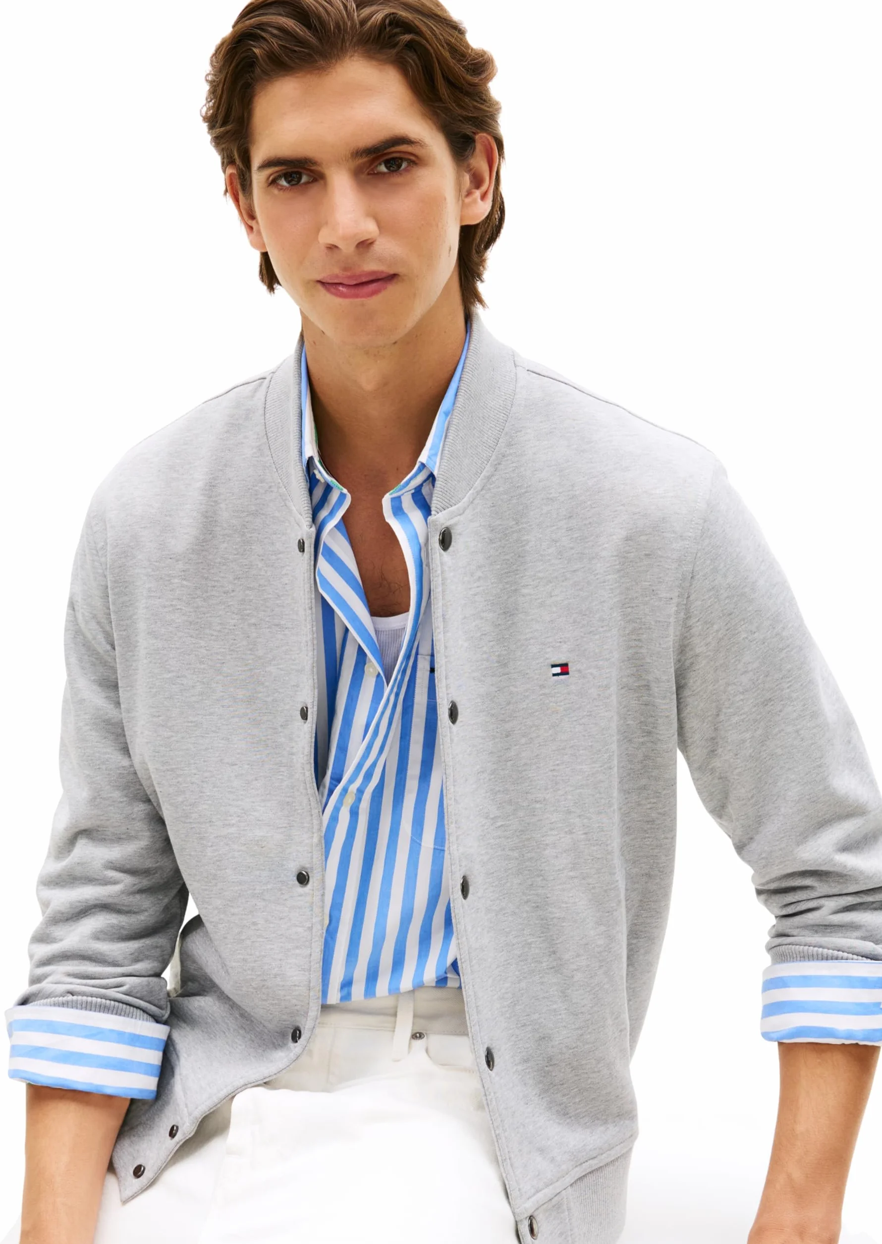 Tommy Hilfiger Inne bluzy Mężczyźni Essential Terry Bomber Jacket Mw0mw42470