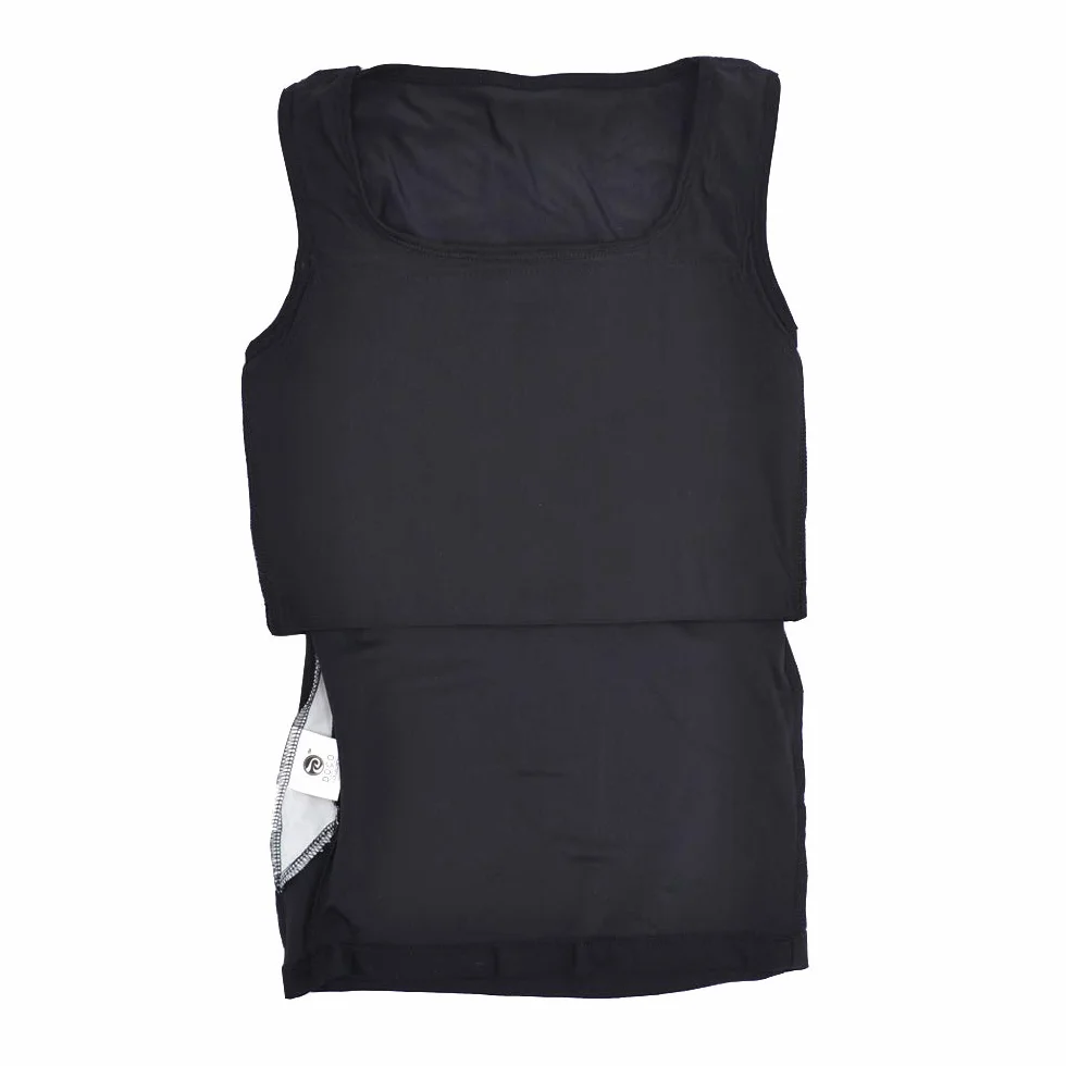 BaronHong Trans Lesbian Tomboy opaska na klatkę piersiową szybkoschnąca odzież kąpielowa Tank Top + kąpielówki