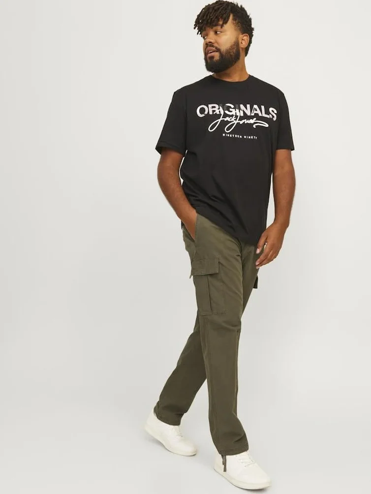 JACK&JONES PLUS Jpstkane Jjbarkley Cargo Pant Noos Pls - bojówki Mężczyźni
