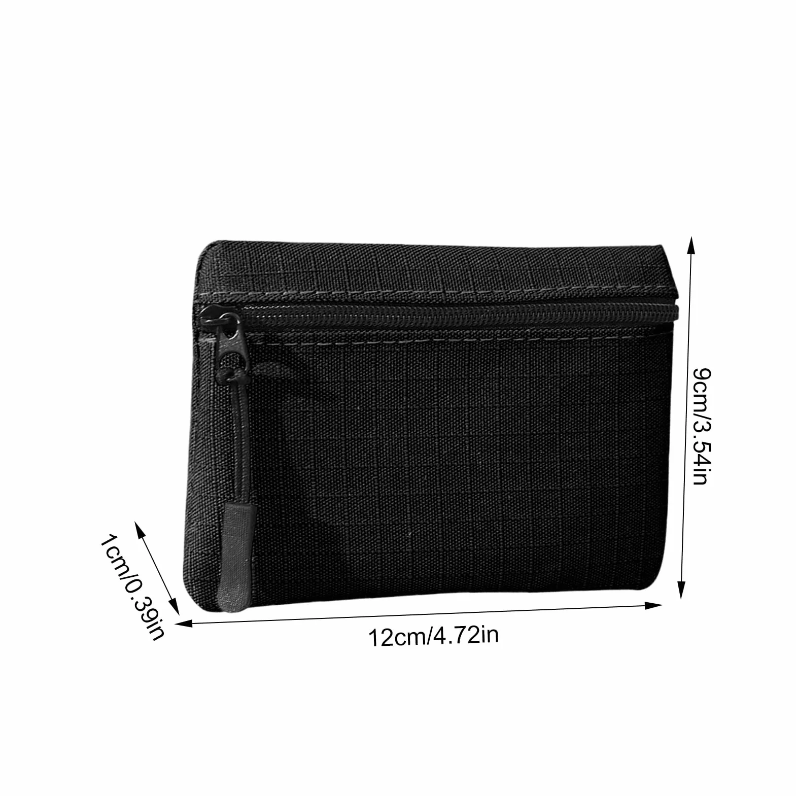 Etui na monety, portmonetka - Kosmetyczka do makijażu Oxford Cloth,Portmonetka na monety Uchwyt drobne Organizer kosmetyki z zamkiem błyskawicznym dla mężczyzn