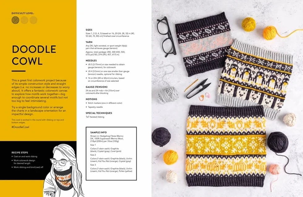 The Doodle Knit Directory: 200 Mix & Match Motifs and Patterns for Knitted Accessorie