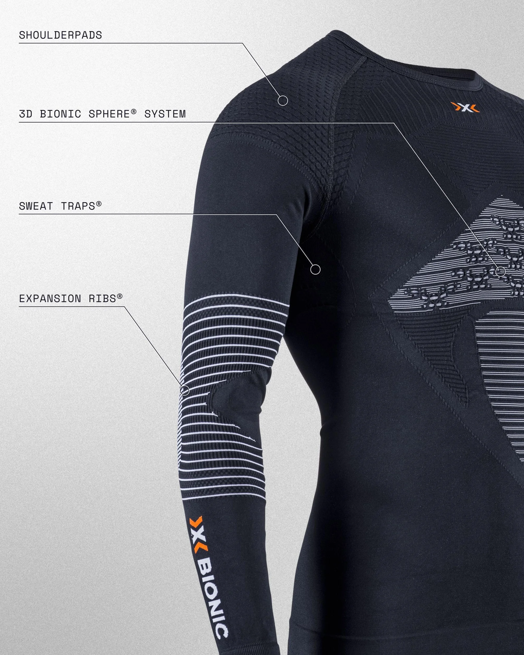 X-Bionic Męski T-shirt Pl-Energizer