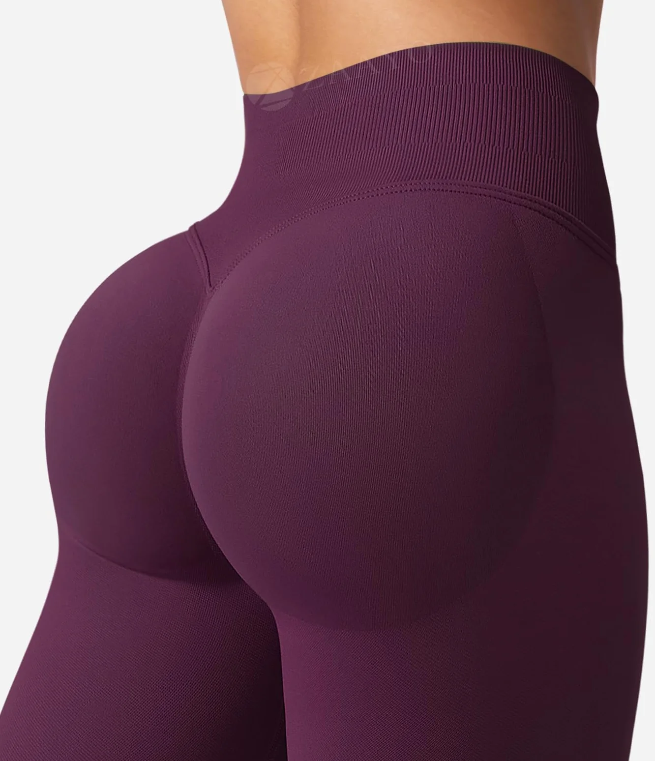 ZAAYO Sportowe legginsy damskie z wysokim stanem, Scrunch Butt Gym Legginsy bezszwowe, nieprzejrzyste spodnie sportowe do uprawiania sportu, jogi, fitnessu, treningu