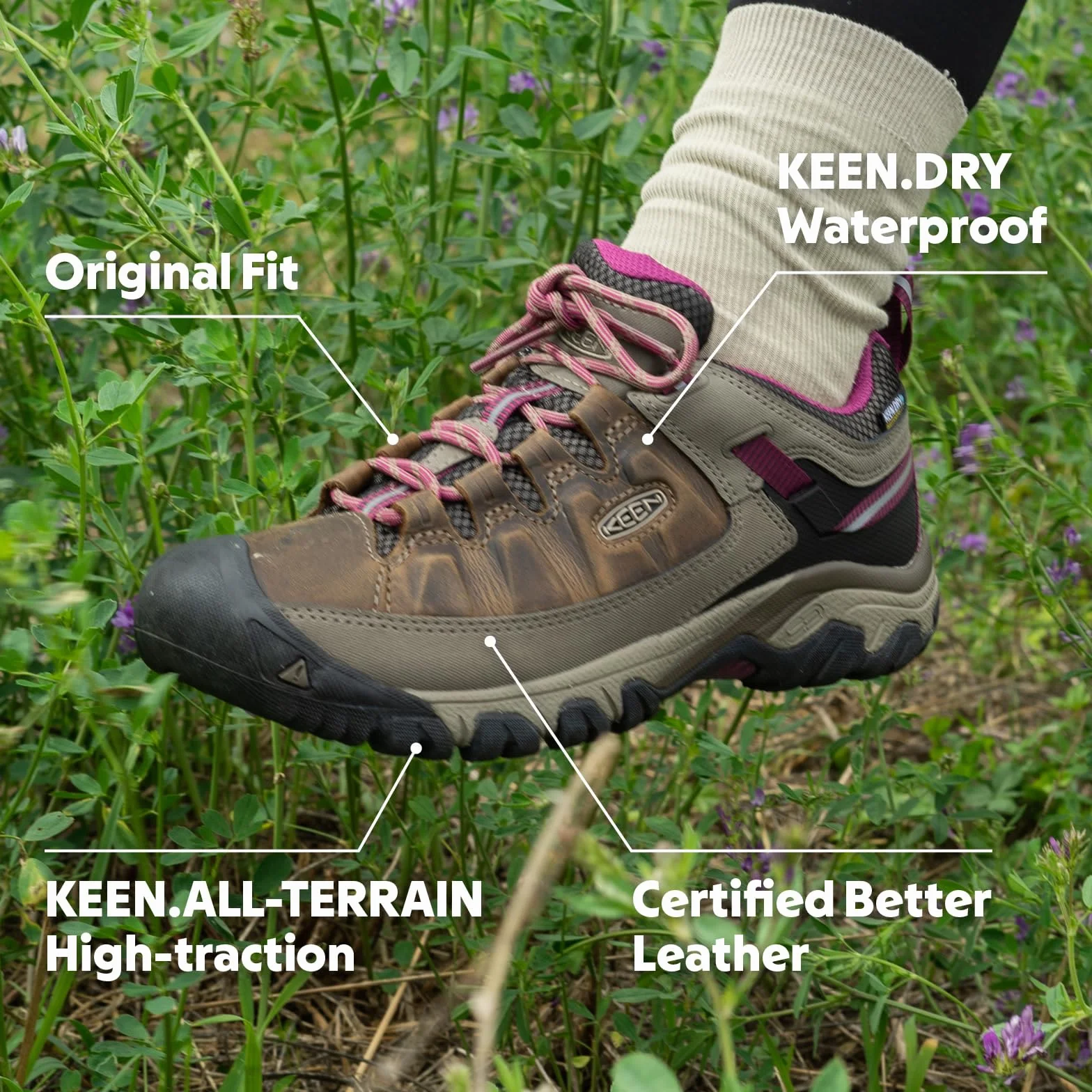 KEEN Targhee III Damskie buty trekkingowe, wodoodporne