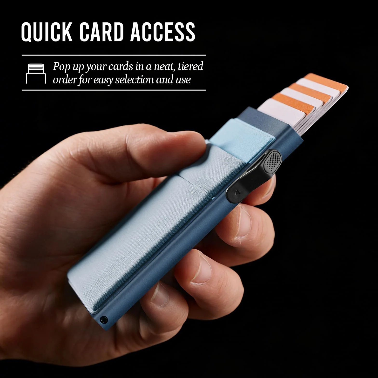 YESIIW Portfel męski mały Slim Wallet for Men, Minimalistyczny portfel z ochroną RFID, uchwyt na karty, portfel składany z kieszenią na monety, smukłe etui na karty, Minimalistyczny