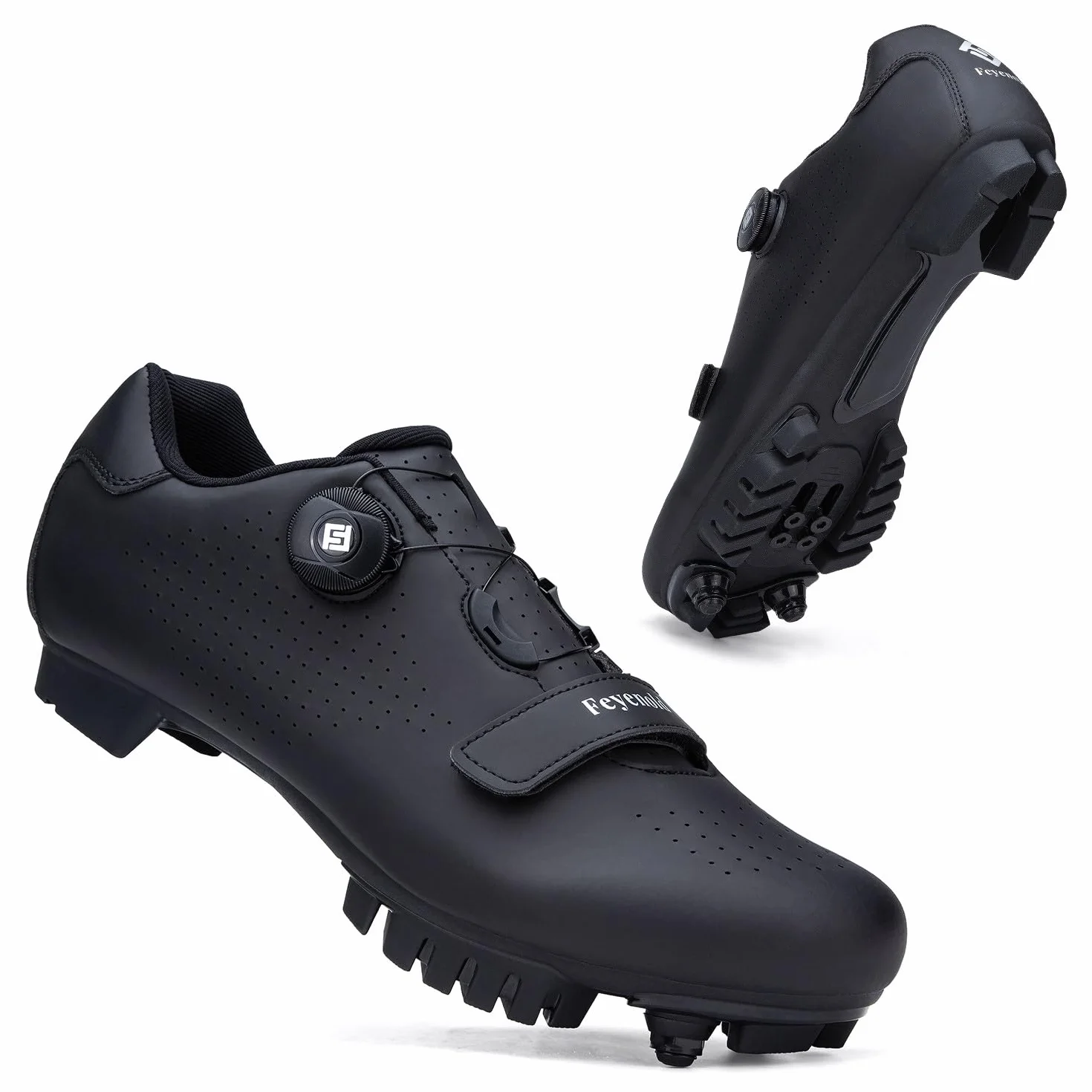 Feyenold Buty rowerowe, męskie, do jazdy na rowerze górskim, damskie, MTB, kompatybilne z SPD Cleats