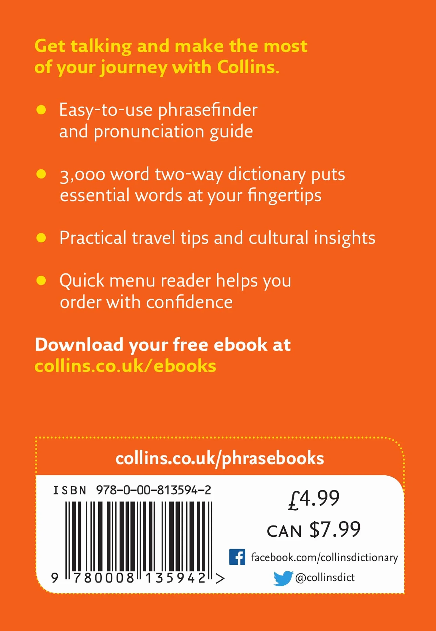 Collins Spanish Phrasebook and Dictionary Gem Edition: Essential phrases and words in a mini, travel-sized format