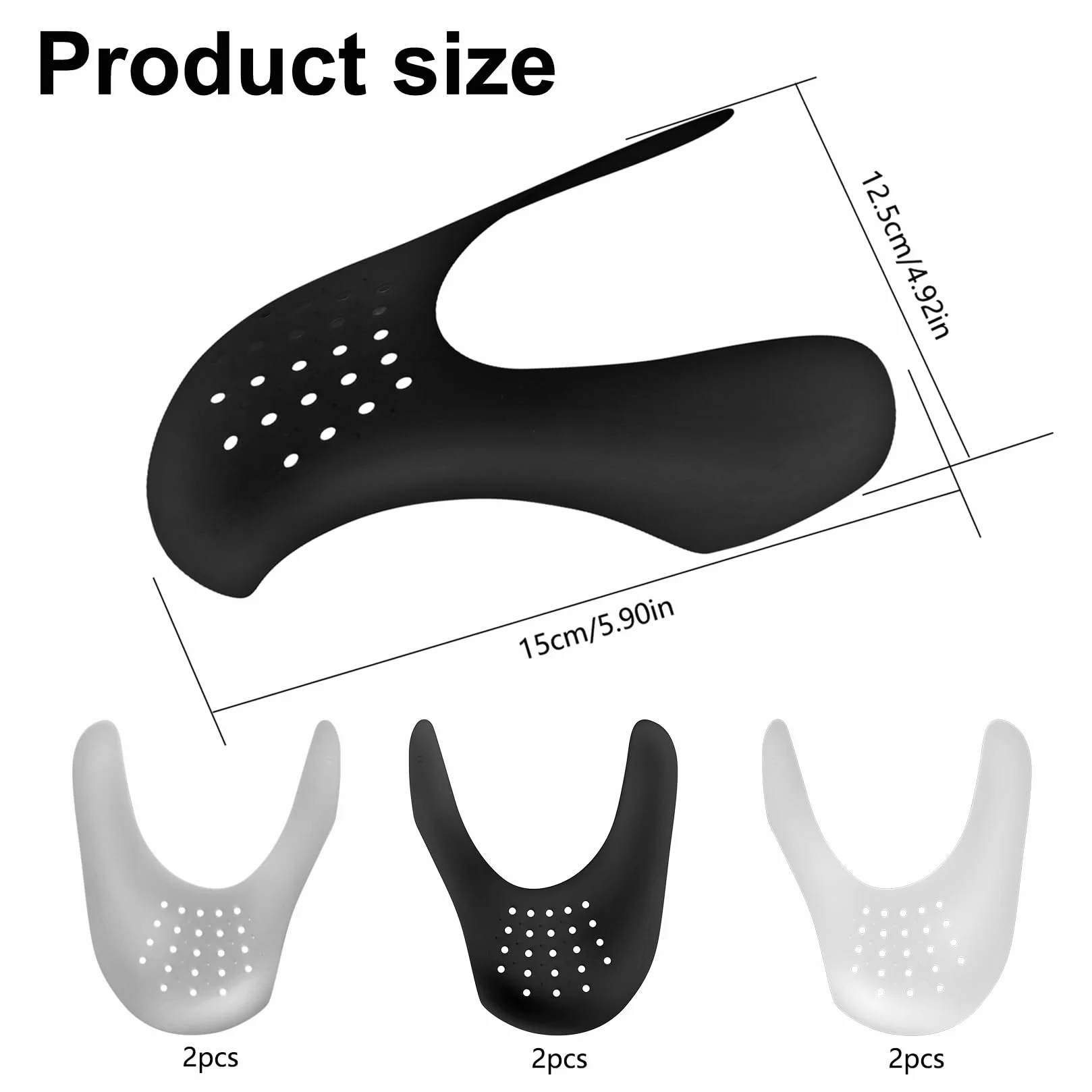 3 pary buty, ochrona przed zagnieceniami i zagięciami
