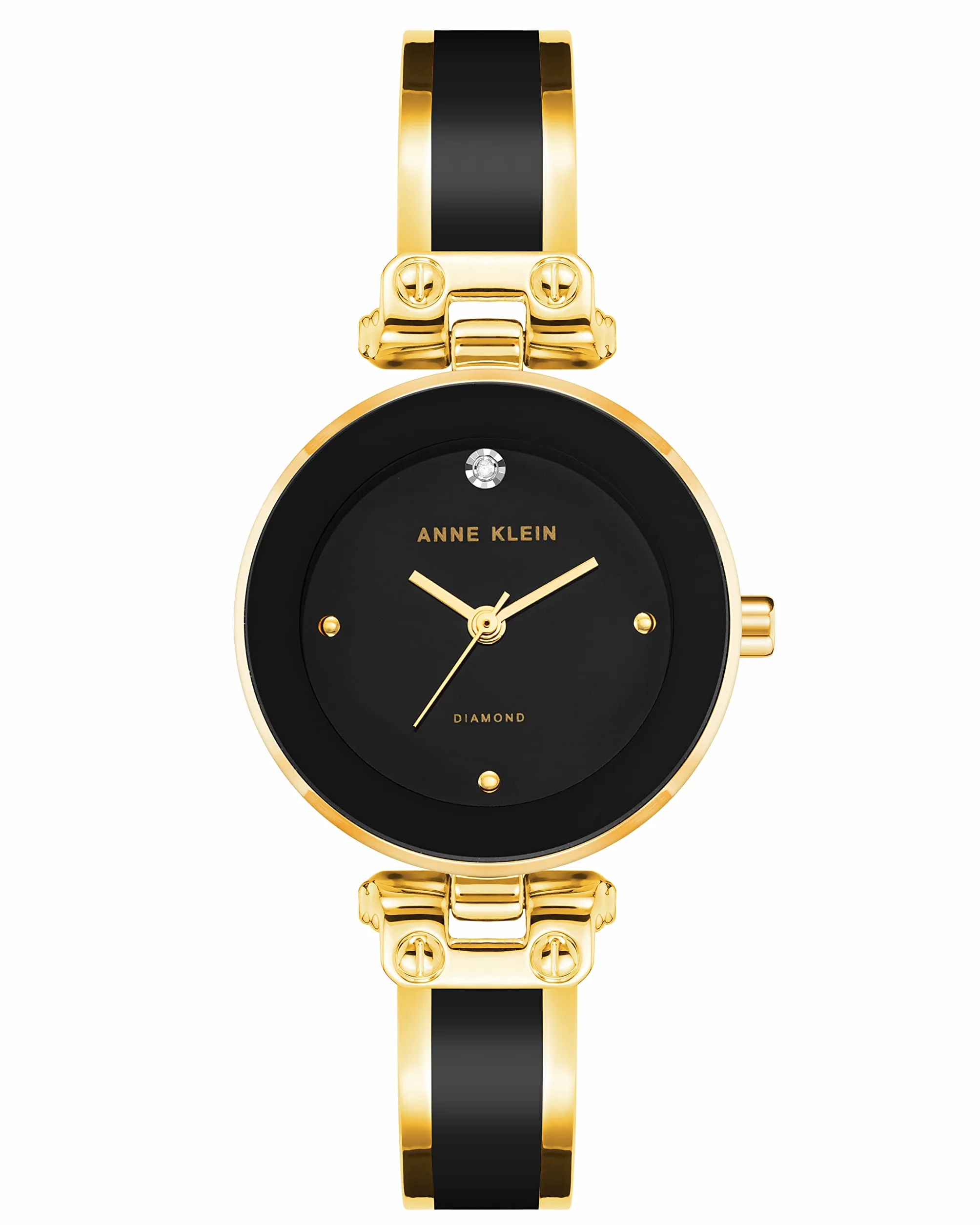 Anne Klein Women's Genuine Diamond Dial Bangle Watch