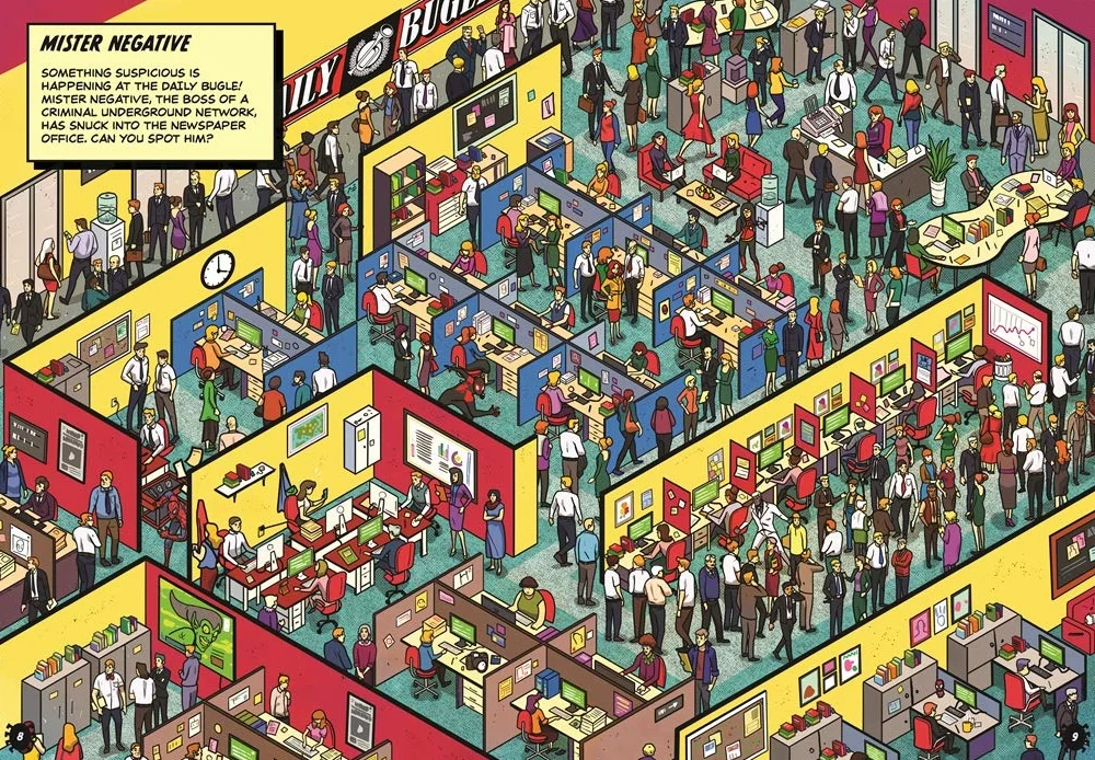 Where's Spidey?: A Marvel Spider-Man Search & Find Book