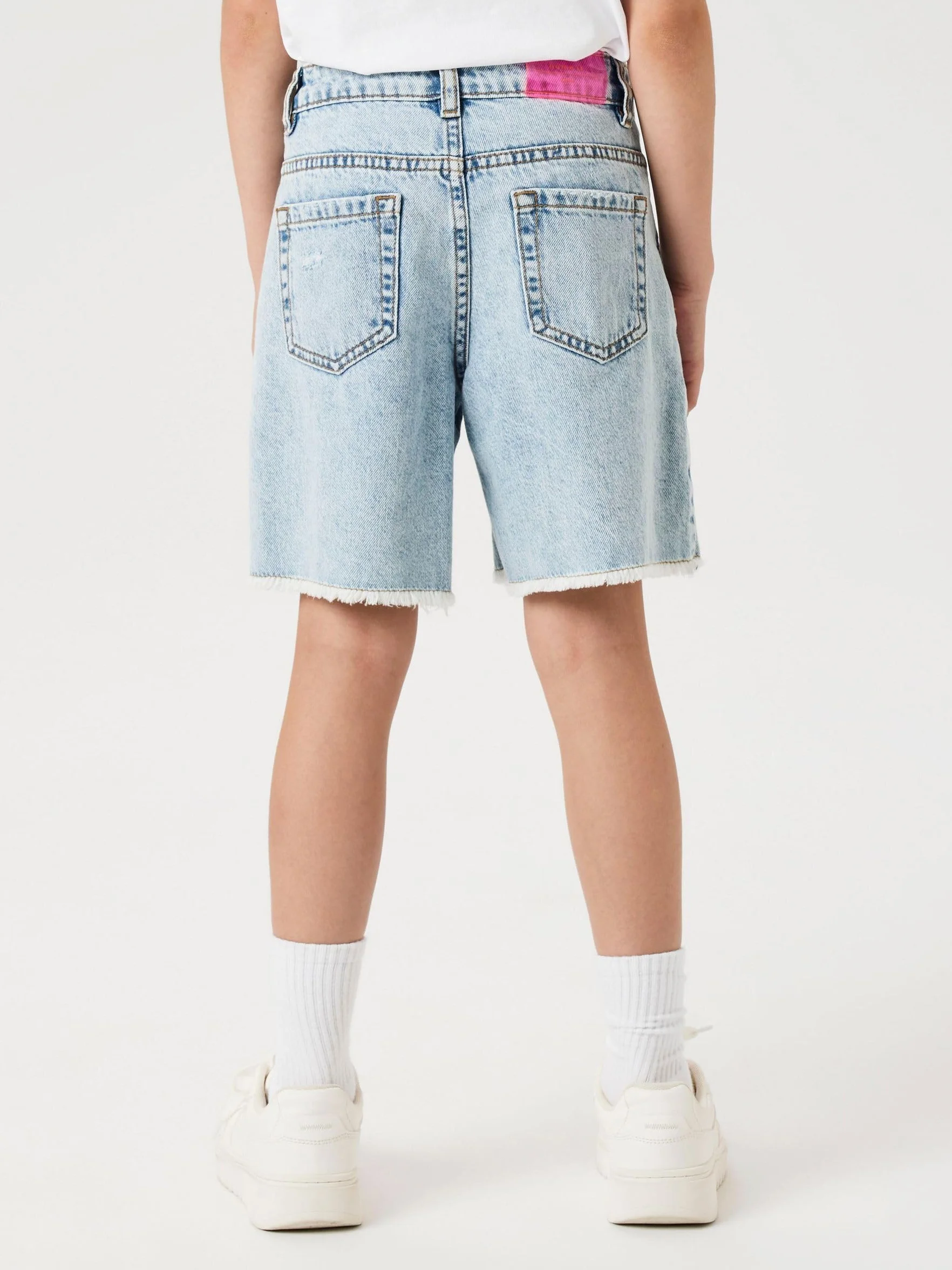 NAME IT Nkfbella Hw Wide Dnm Shorts 1488-be Noos - Nkfbella Hw Wide Dnm szorty 1488-Be Noos Dziewczynki