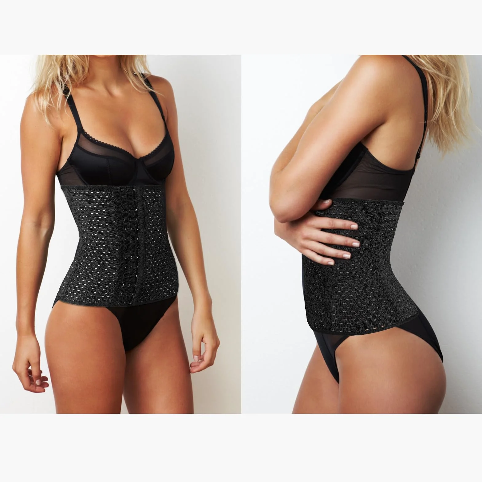 Flintronic Gorset Damski Wyszczuplający Brzuch, Modelujący Talię, Pod Biustem Cincher Shaper, Do Treningu Talii, 2 M, M