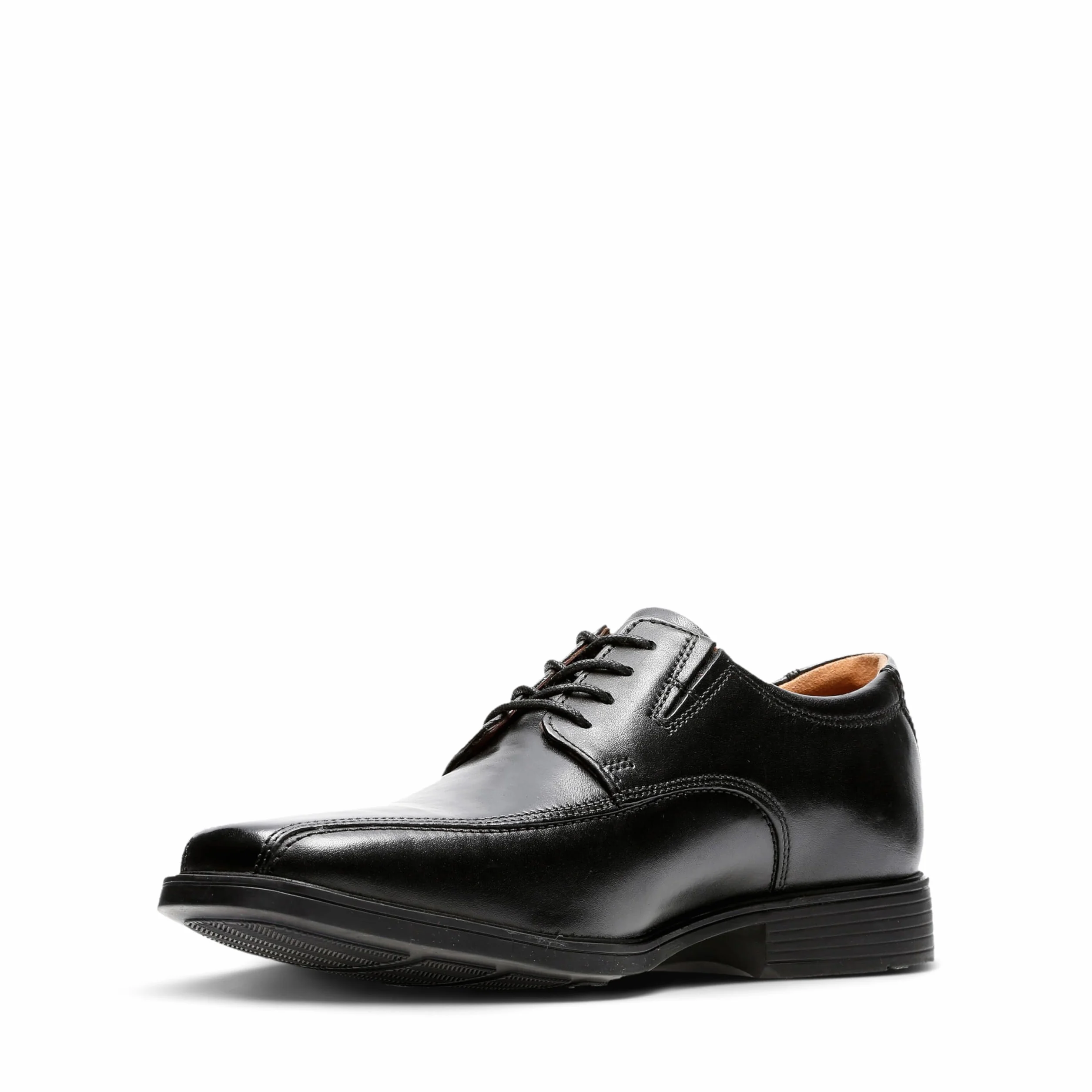 Clarks Tilden Walk Mens Black Leather, 8.5