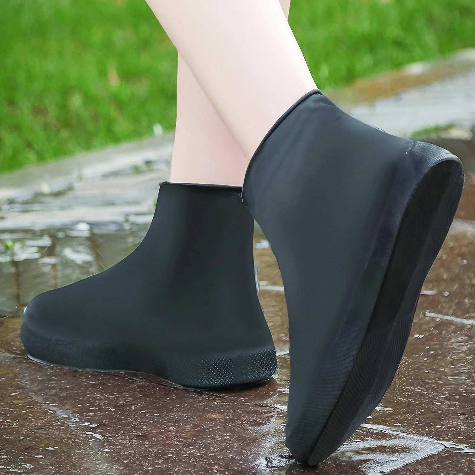 Ochraniacz na buty, 4 pary ochraniaczy na buty, wodoszczelne, przeciwdeszczowe ochraniacze na buty, przeciwdeszczowe, buty rowerowe, dla mężczyzn i kobiet