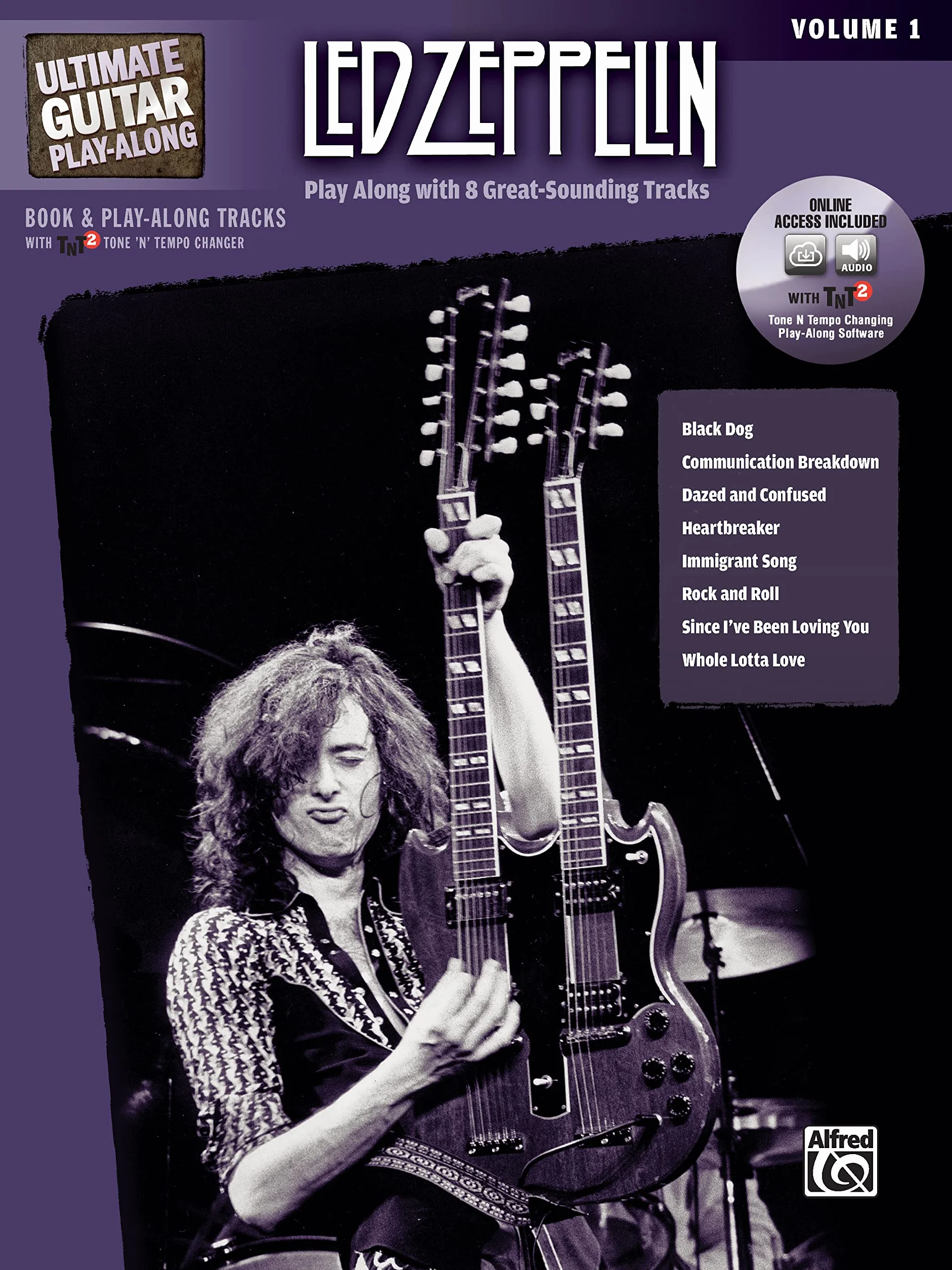 Ultimate Guitar Play-Along Led Zeppelin, Vol 1: Play Along with 8 Great-Sounding Tracks (Authentic Guitar Tab), Book & 2 CDs: Play Along with 8 Great-Sounding Tracks (incl. 2 CDs)