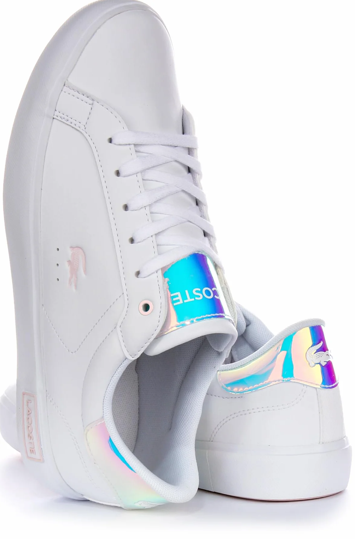 Lacoste Powercourt 124 3 Suj dla dzieci Trenerzy EU 38, biały, 38