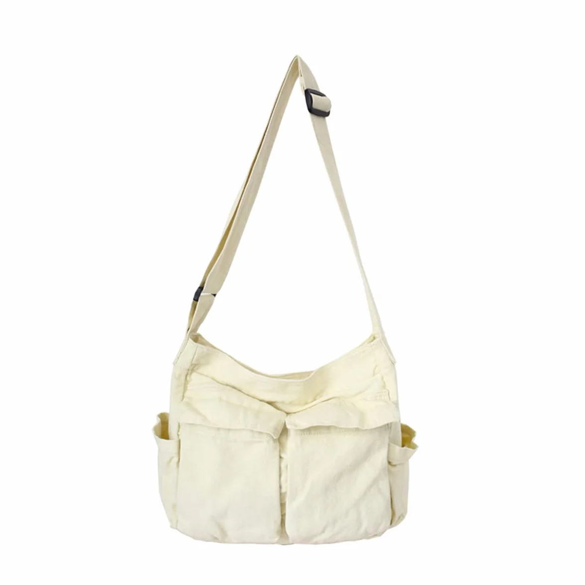 GAXOS Estetyczna urocza torba listonoszka do szkoły vintage czarna płócienna torba crossbody dla kobiet torba na ramię na laptopa