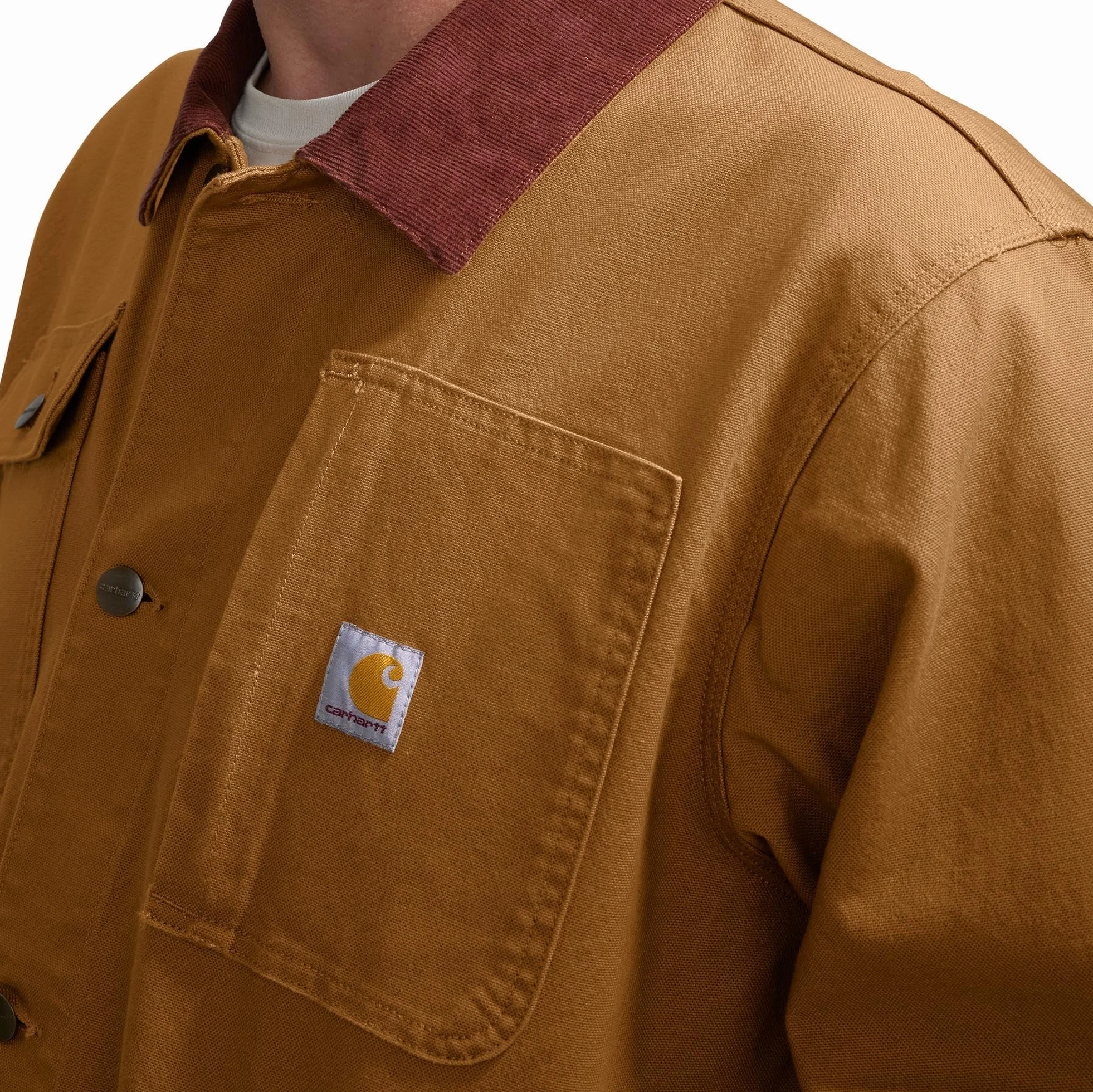 Carhartt Męski płaszcz 106675 Rugged Flex Duck Loose Fit Chore