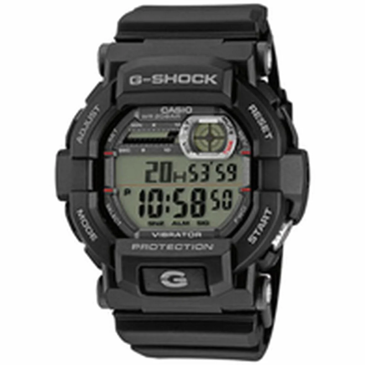Casio Męski zegarek na rękę XL G-Shock cyfrowy kwarcowy żywica GD-350-1ER, szary, sport