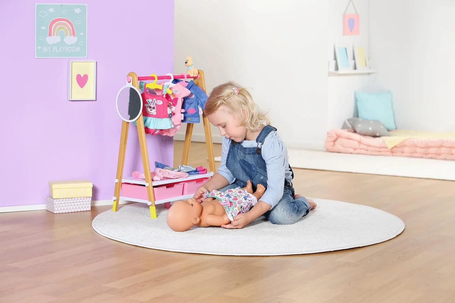 BABY born Stroje kąpielowe 833636 - Stroje kąpielowe dla lalek do 43 cm - dostępne w dwóch różnych stylach - odpowiednie dla dzieci od 3 lat