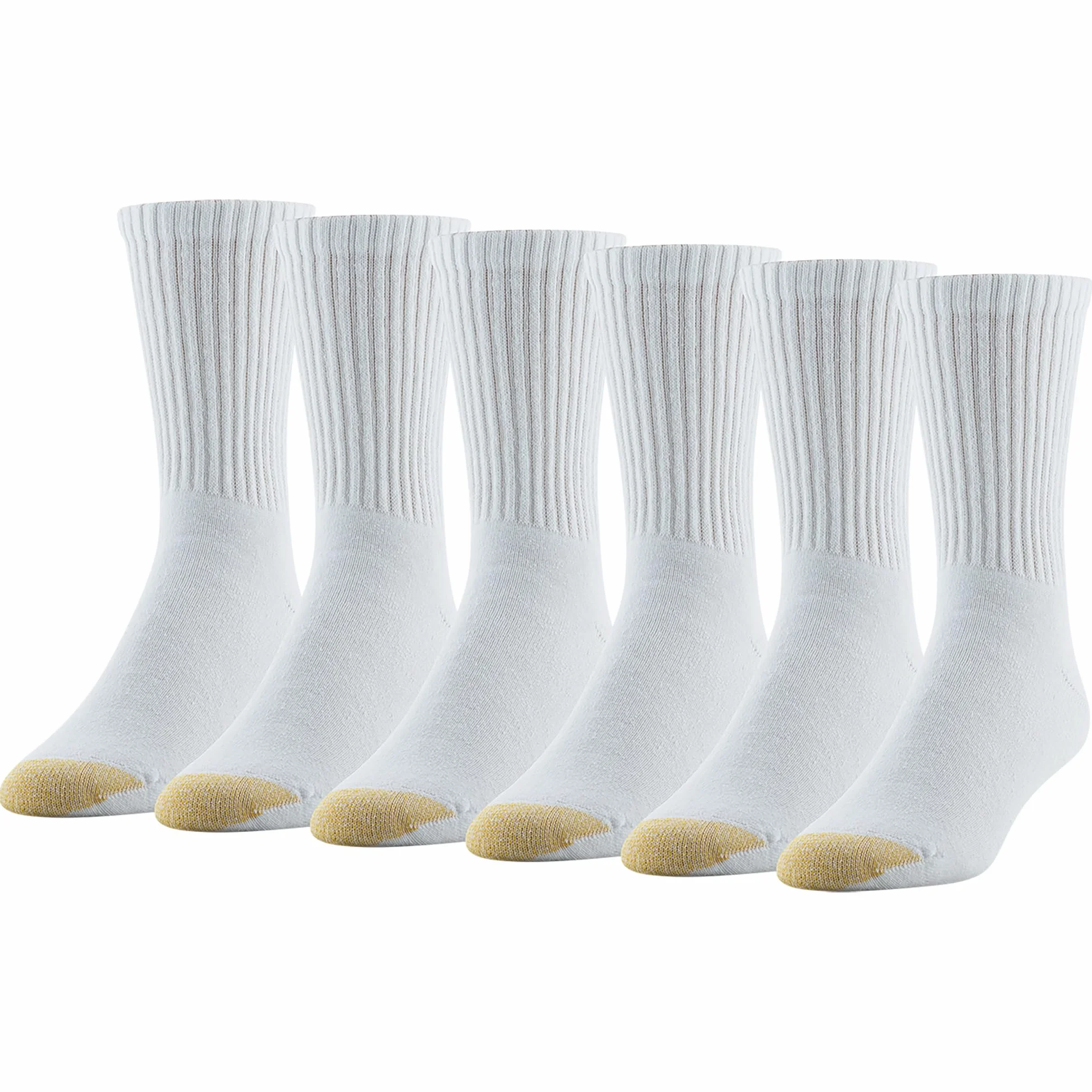 Gold Toe Skarpety męskie (6 sztuk), biały, L