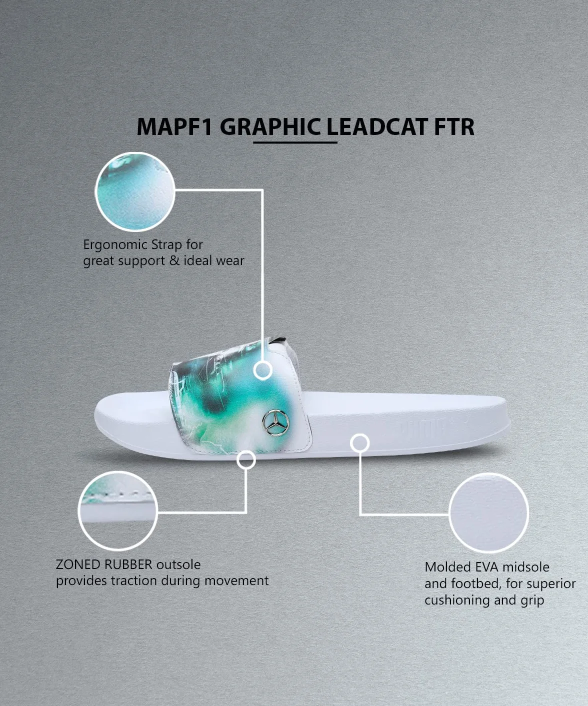 PUMA Uniseks Mapf1 Graphic Leadcat FtrKlapki