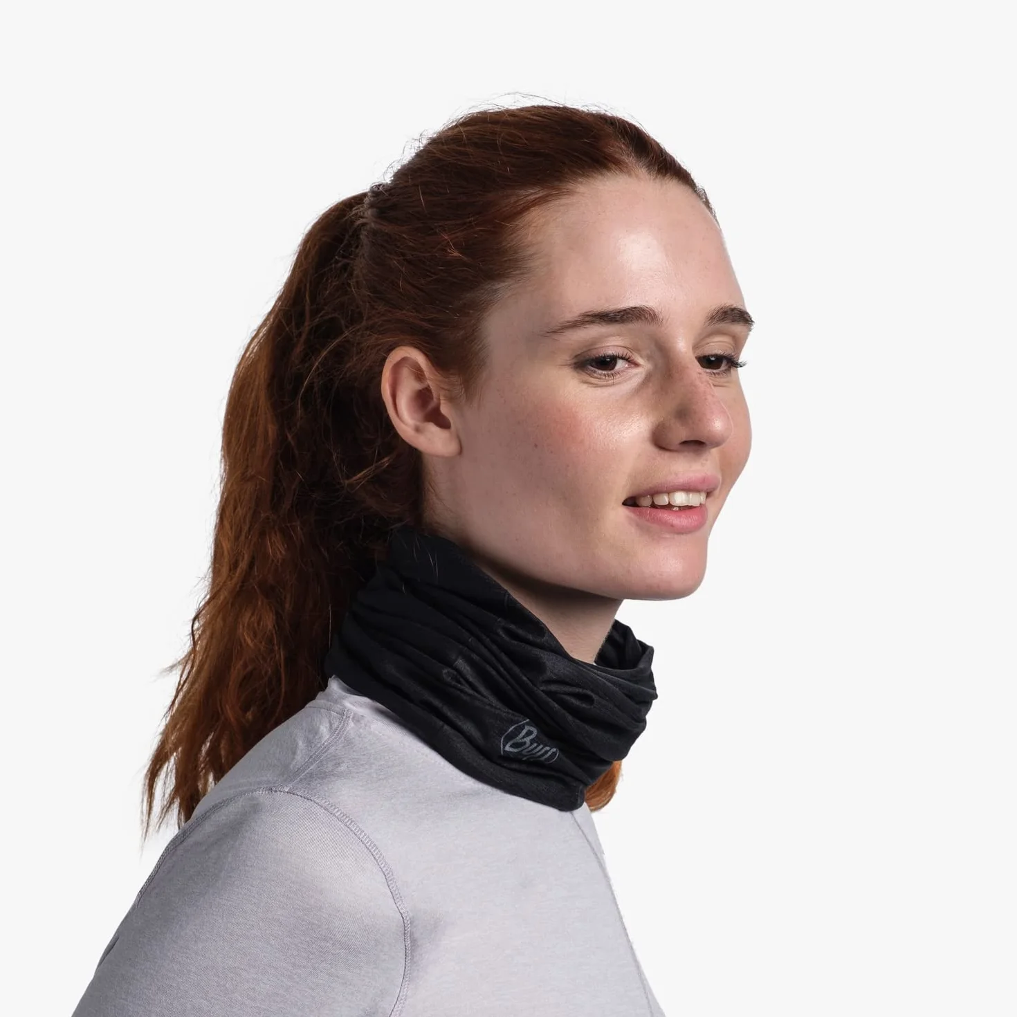 BUFF®| Komin Coolnet Uv Elastyczna, ochrona UPF50, lekka, elastyczna, materiał z recyklingu, sport, lato Mężczyzna Kobietar