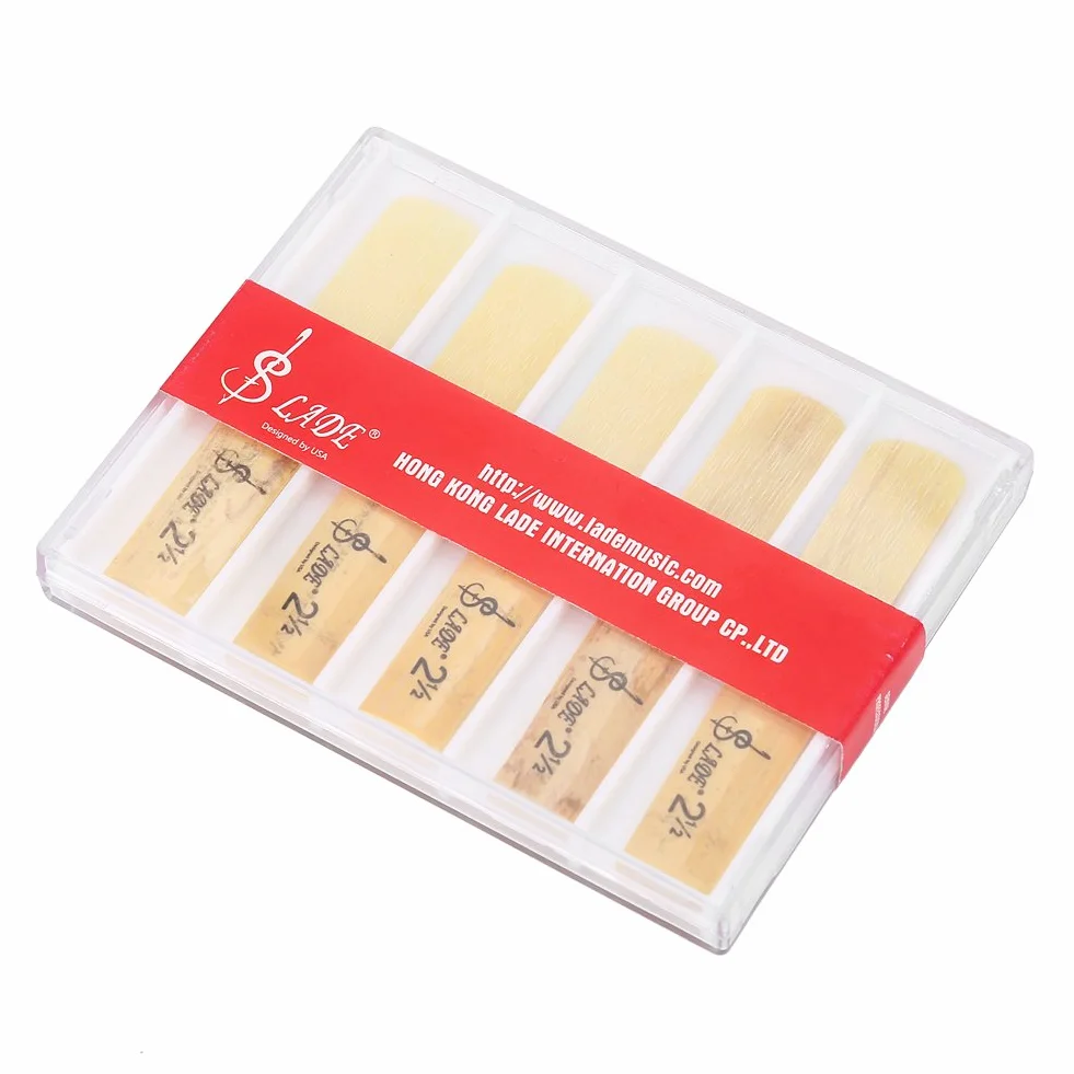 Stroiki do klarnetu RiToEasysports Stroiki do klarnetu dla początkujących Stroiki do klarnetu z tworzywa sztucznego 10 sztuk Stroiki do klarnetu B-Flat 2.5 Części zamienne Reed AccessoryF-36