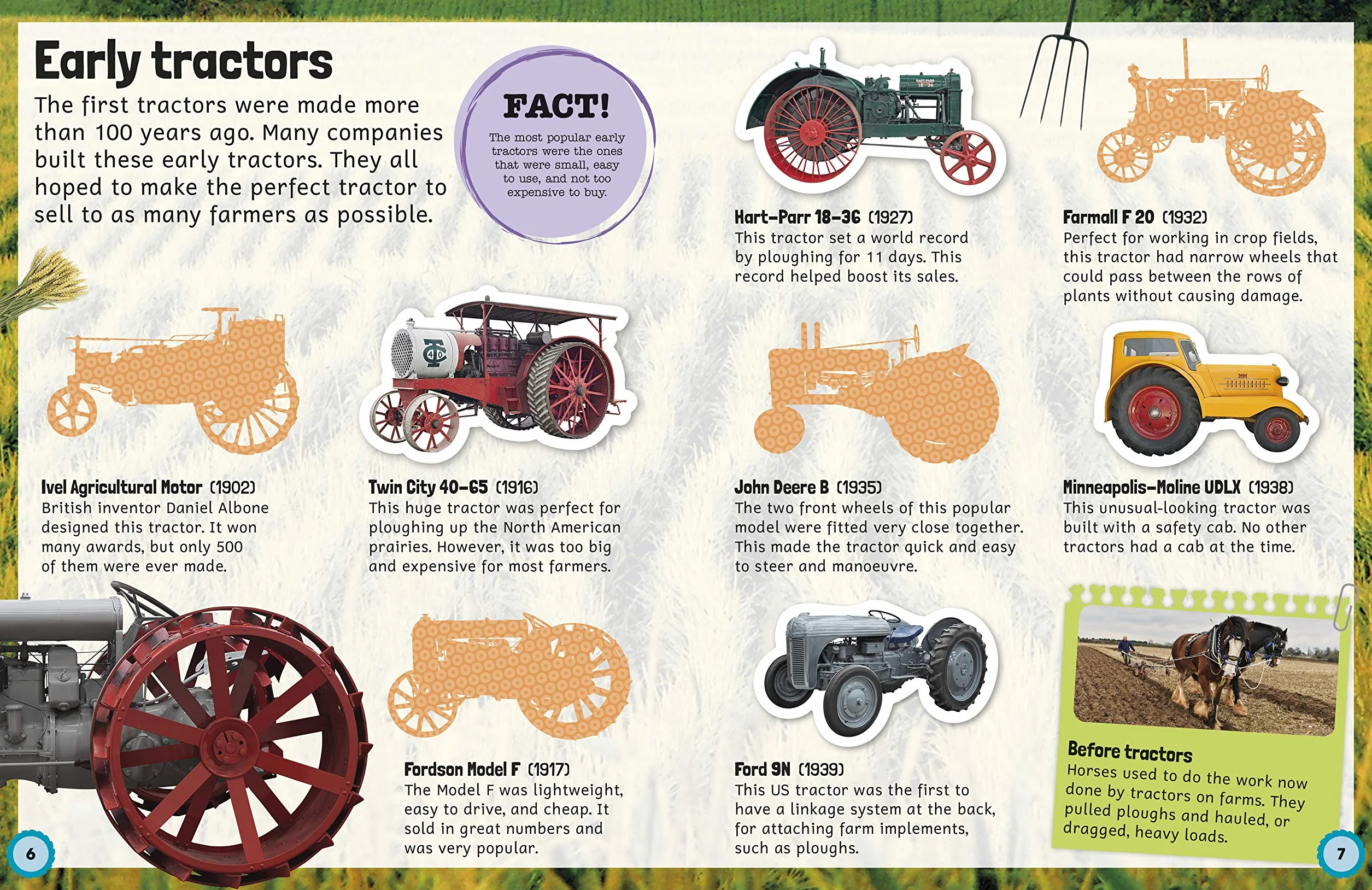 Total Tractor Sticker Encyclopedia (Sticker Encyclopedias)