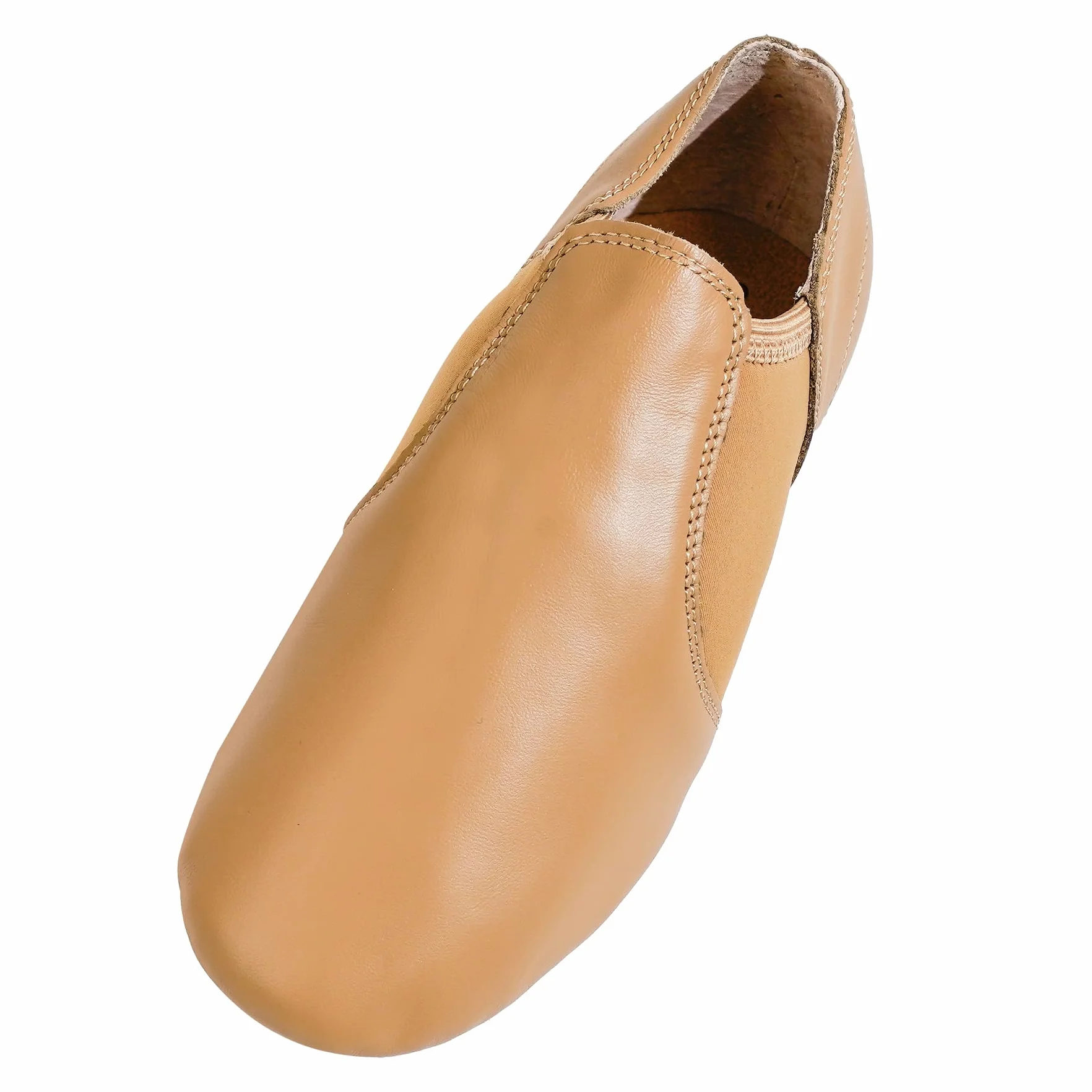 Buty jazzowe, wsuwane buty jazzowe, z prawdziwej skóry, dzielona podeszwa, do praktyki tanecznej i występów, buty do tańca dla kobiet i mężczyzn