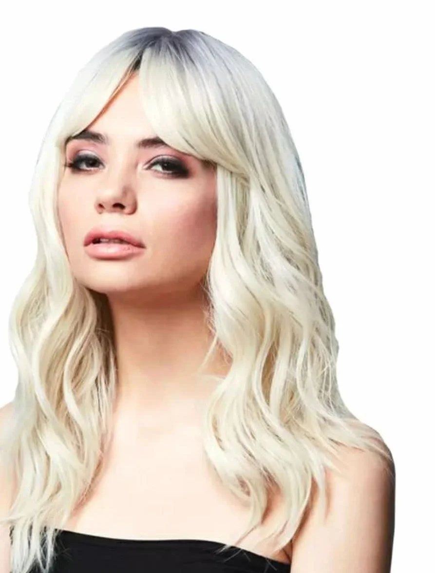 Fever Ashley Wig Two Toned Blend Ice Blonde