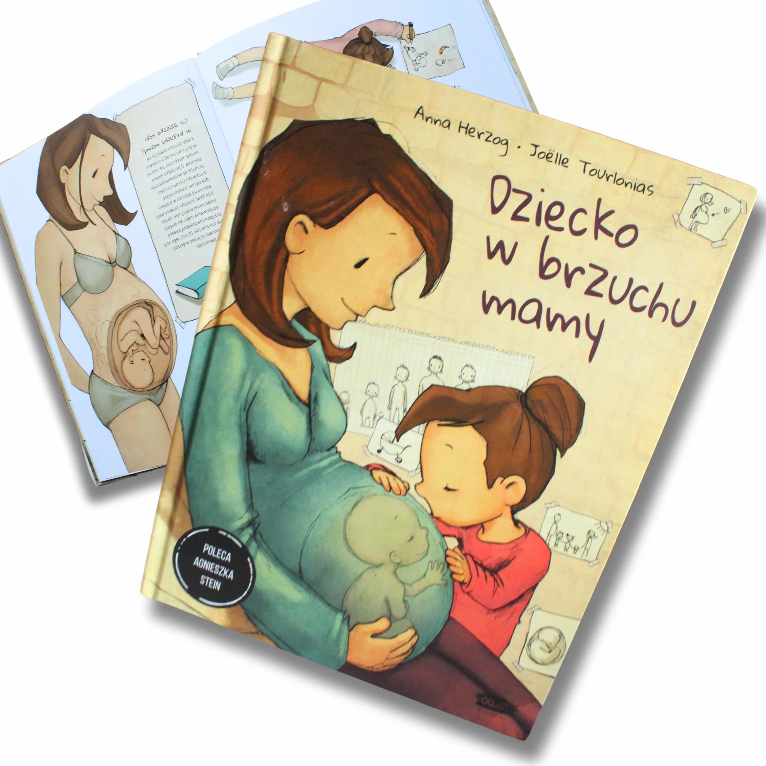 Dziecko w brzuchu mamy Książka edukacyjna dla dzieci 4-8 lat Twarda oprawa i duży format Skąd się biorą dzieci