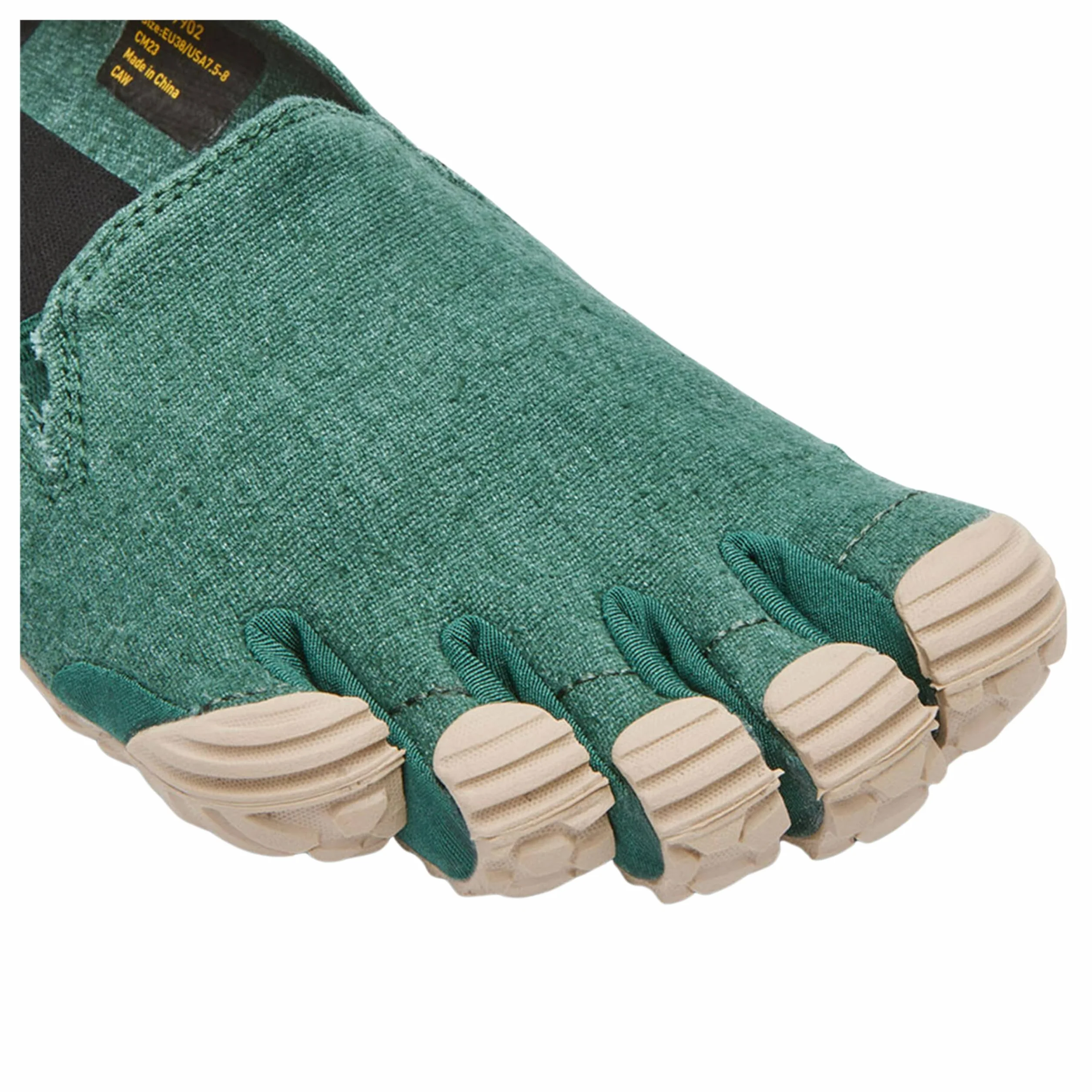 Vibram Mężczyźni Vibram Fivefingers Cvt Lb Green BeigeMokasyn płaski