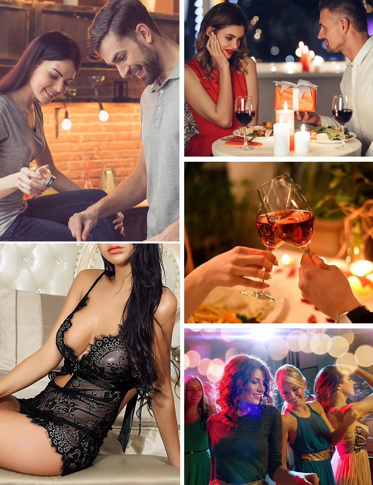 UMIPUBO Damska bielizna erotyczna, komplet dwuczęściowy, krótka spódniczka i majtki, koronkowa bielizna, strój w stylu babydoll, bielizna nocna na ramiączkach