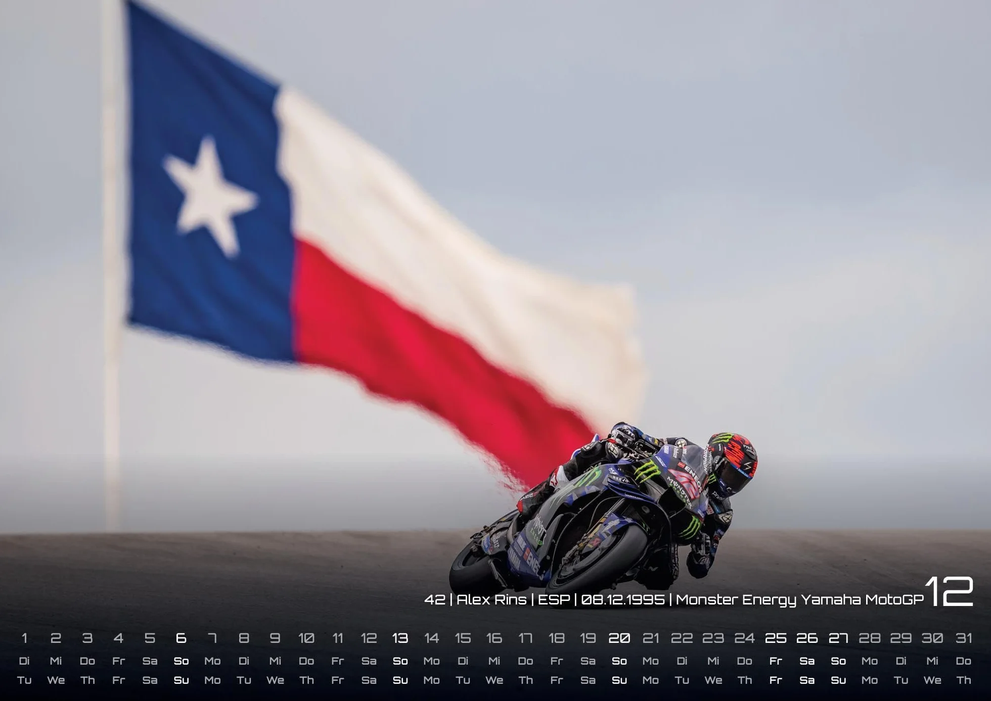 Motorrad Grand Prix 2026 - Kalender | MotoGP DIN A3: Der Wandkalender für alle Zweirad-Verrückten und Fans der MotoGP für das Jahr 2026 im Format DIN A3 (ca. 42 x 30 cm)!