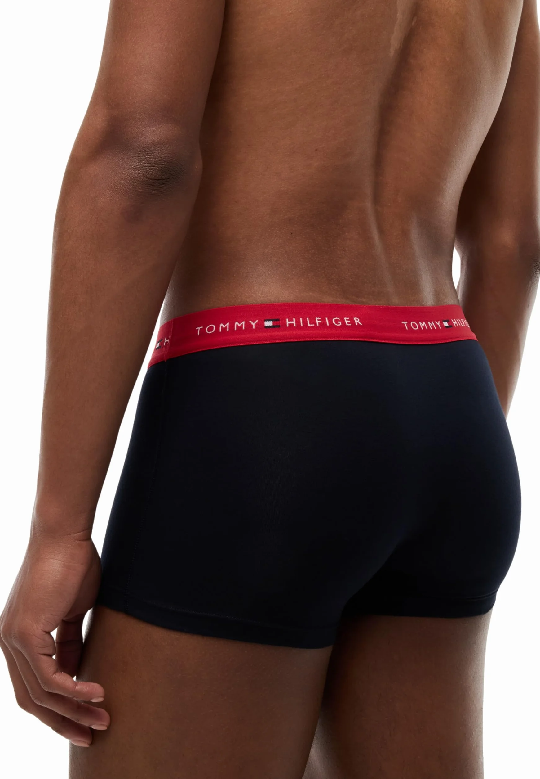 Tommy Hilfiger Męskie bokserki 3P Wb UM0UM02763, biały, L, Biały (Primary Red/White/Desert Sky), L
