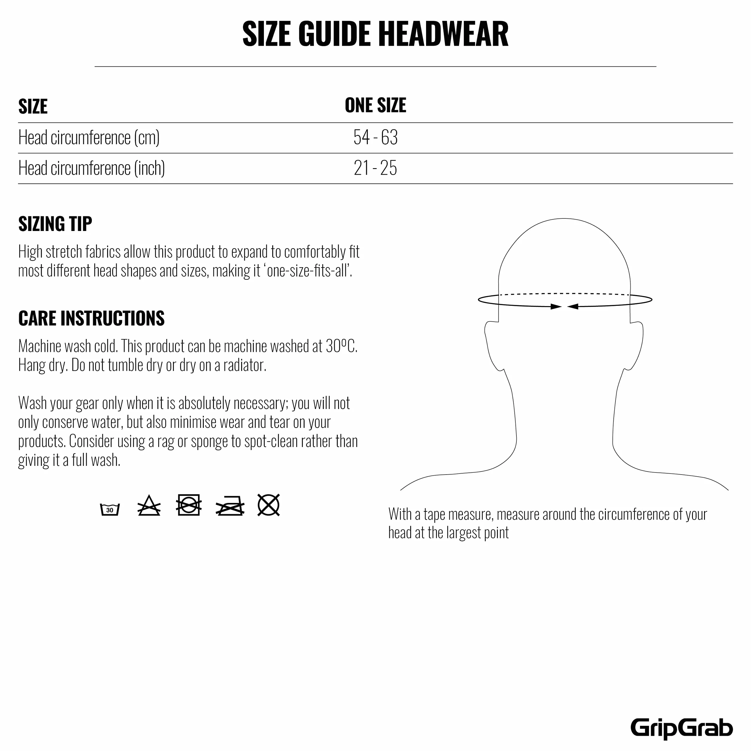 GripGrab Bandana wielofunkcyjna letnia sportowa chusta na głowę, cienka, lekka pod kask rowerowy, ochrona przed potem, ochrona przed promieniowaniem UV