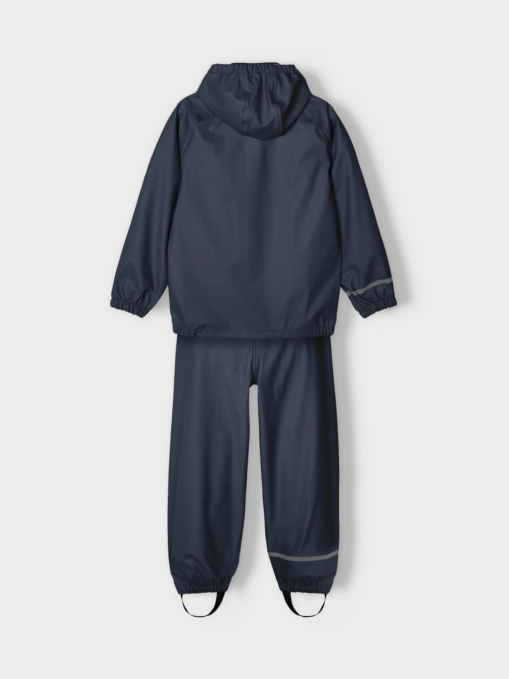 NAME IT Nkndry Rain Set Noos Zestaw Przeciwdeszczowy Uniseks, Niebieski (Dark Sapphire), 110