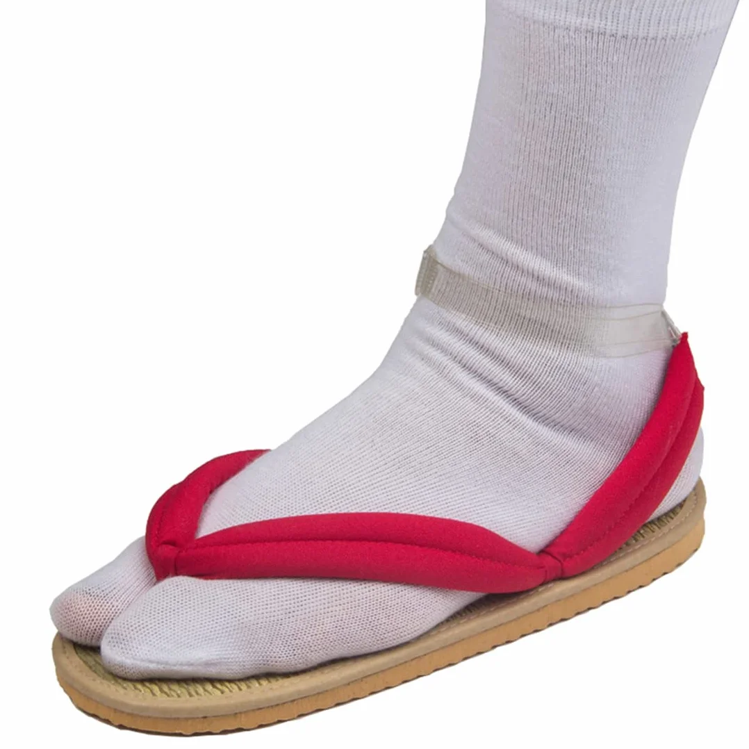 Cosplay Kimetsu No Yaiba Kamado Tanjirou Nezuko Buty Geta Clogs Kapcie ze skarpetkami Tabi