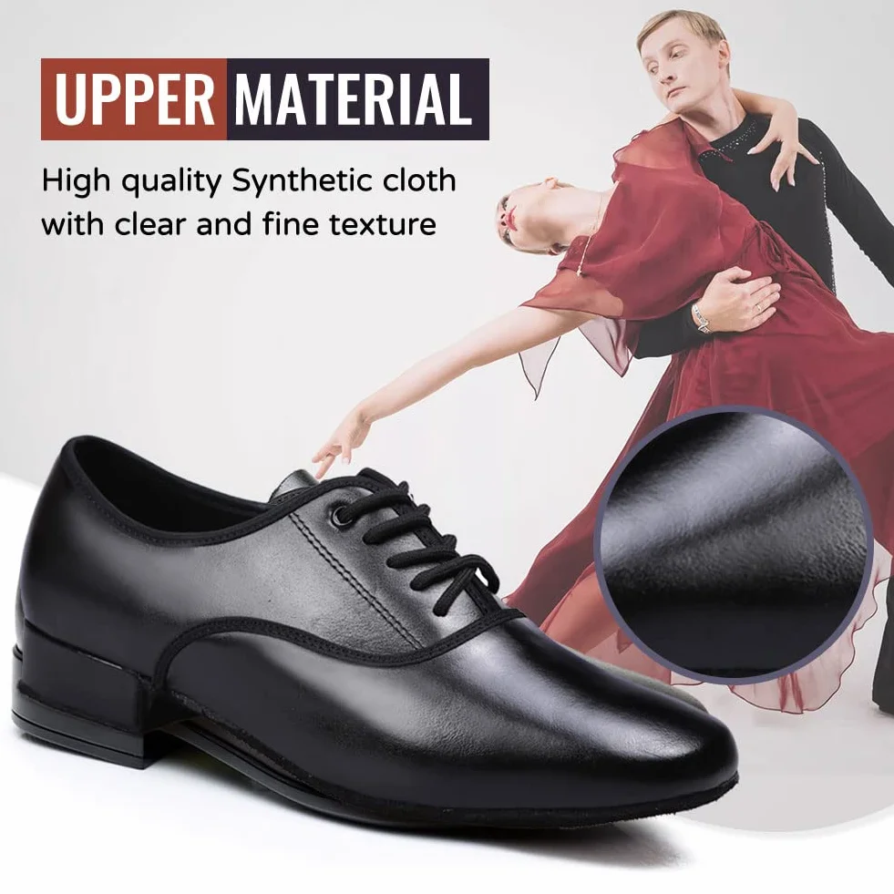 Buty do tańca latino męskie sznurowane salsa towarzyskiego tango treningowe profesjonalne Buty Do Tańca,Model-LHD401