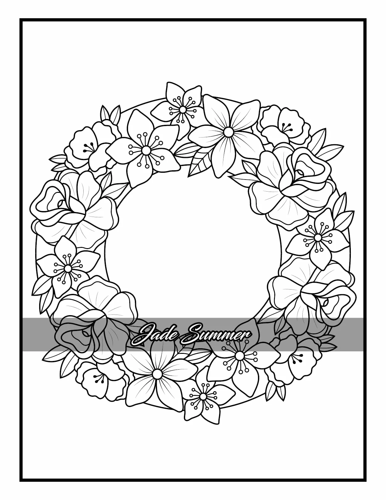 100 Flowers: Adult Coloring Book with Bouquets, Wreaths, Swirls, Patterns, Decorations