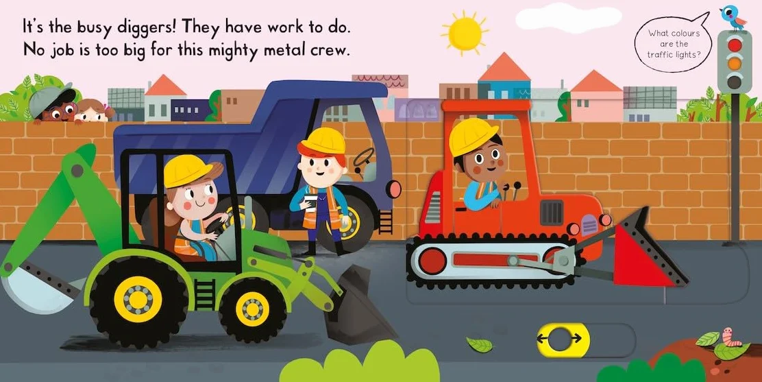 Busy Diggers: A Push, Pull, Slide Book