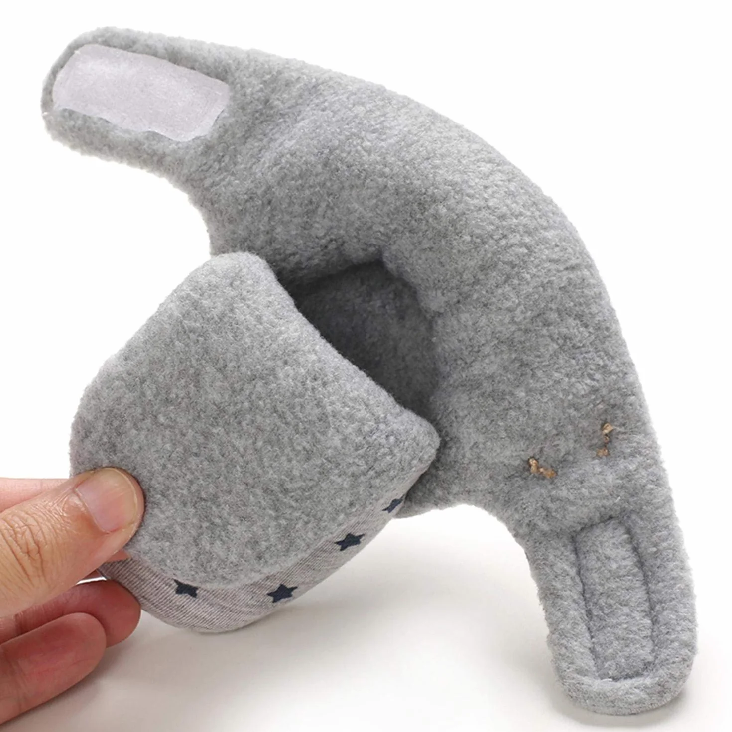 Przytulne polarowe buciki dziecięce z bawełnianą podszewką, antypoślizgowe i miękkie podeszwy buty dla noworodka 0-18 miesięcy skarpety buty unisex kapcie dziecięce zimowe ciepłe buty