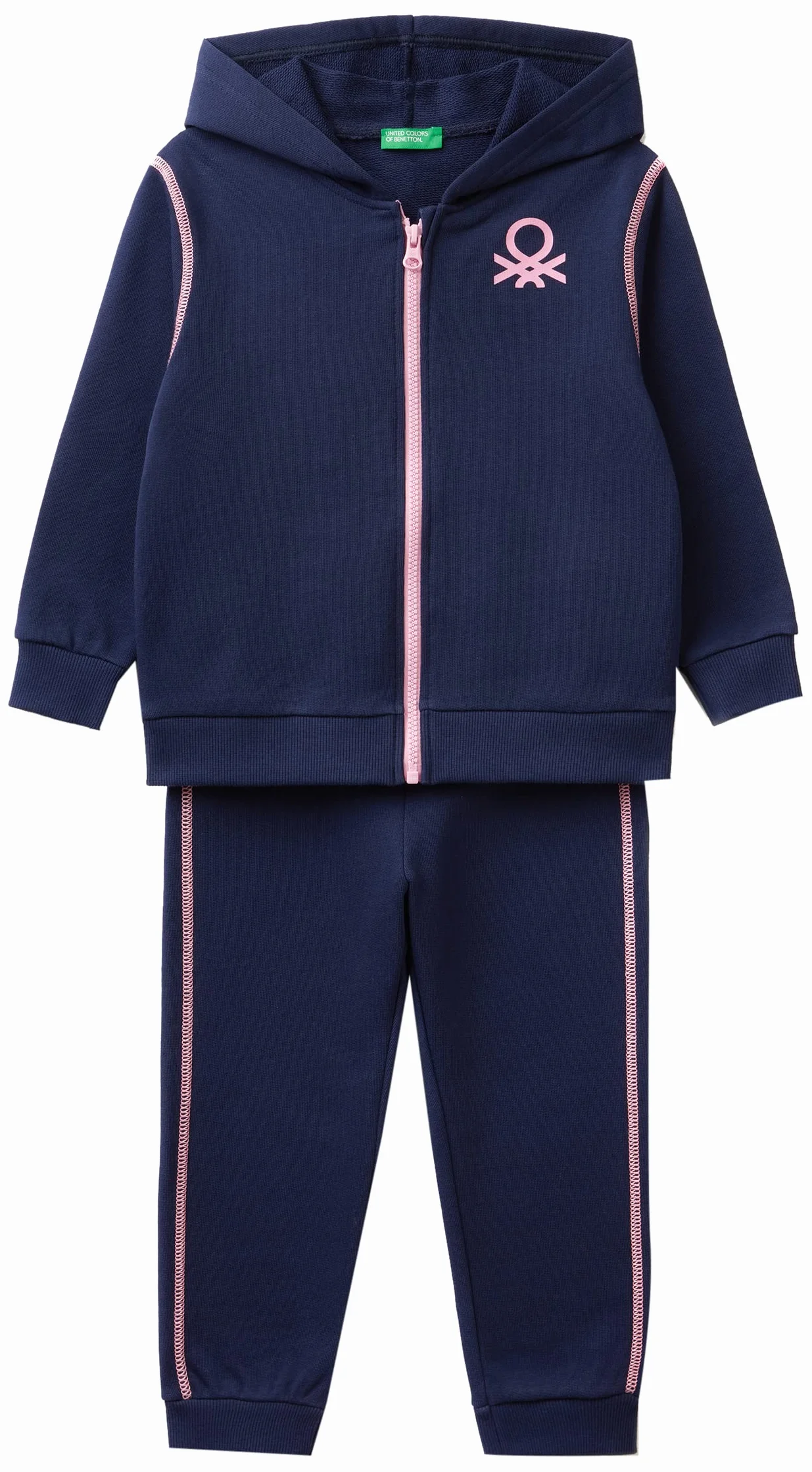 United Colors of Benetton Dziewczęcy strój do biegania, Blu 901., 82 cm