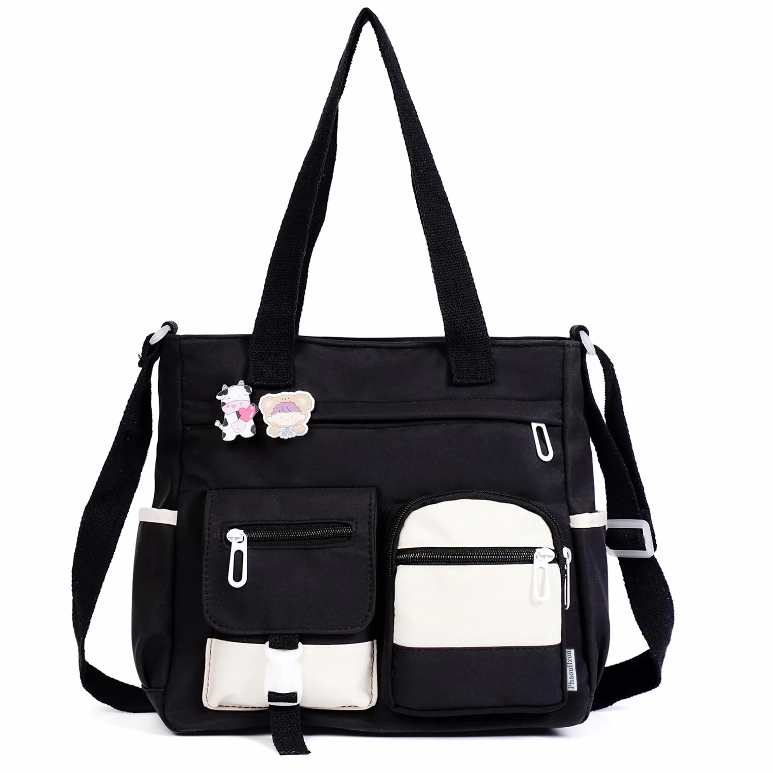 Phaoullzon Urocza torba crossbody dla nastolatek kawaii listonoszka torebka nylonowe torby na ramię