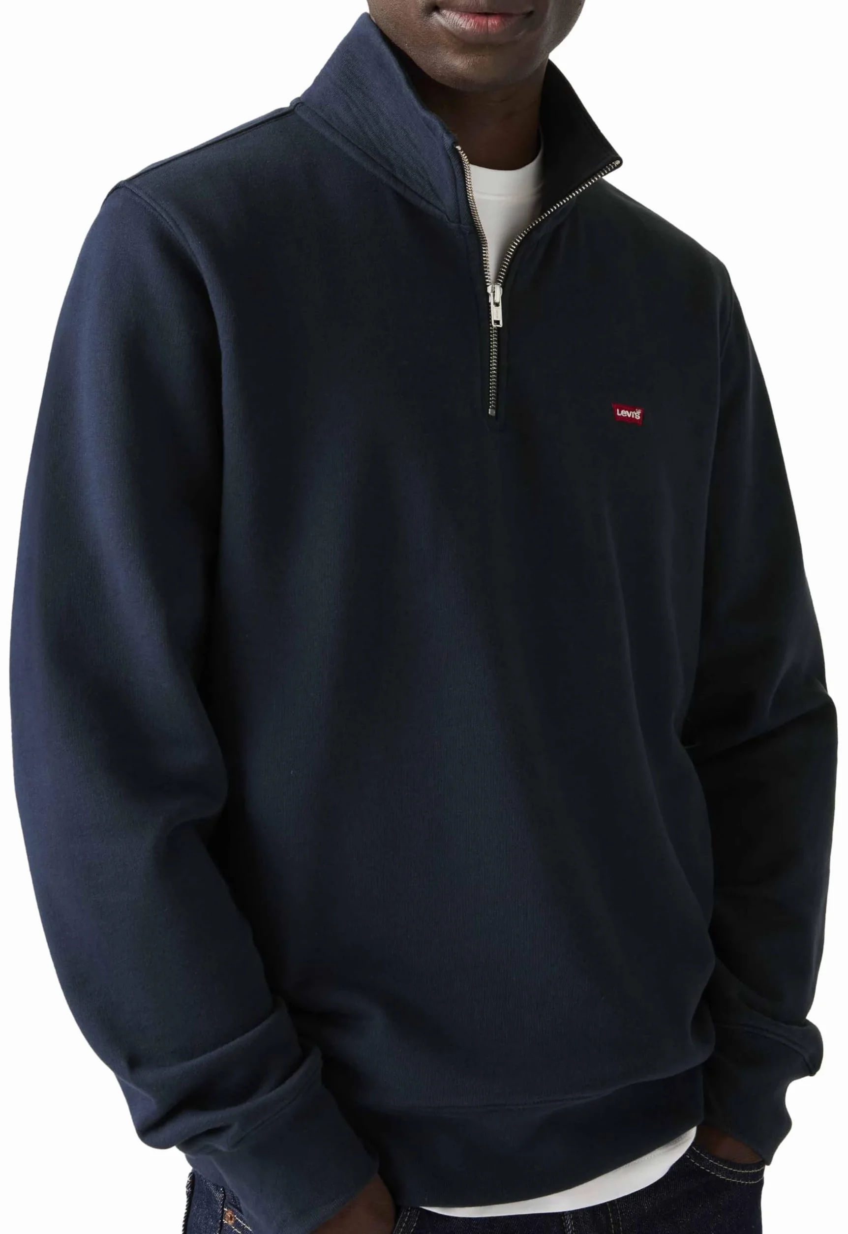 Levi's Oryginalna bluza męska Hm 1/4 Zip, granatowy blezer, L